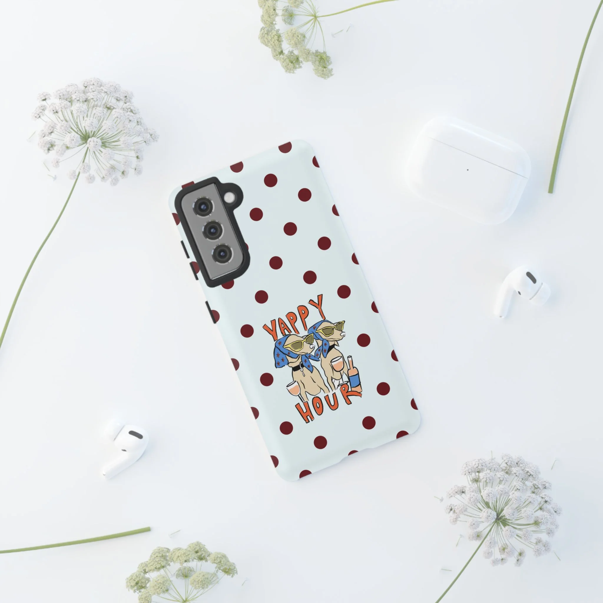 Yappy Hour Dogs iPhone Case - Image 102
