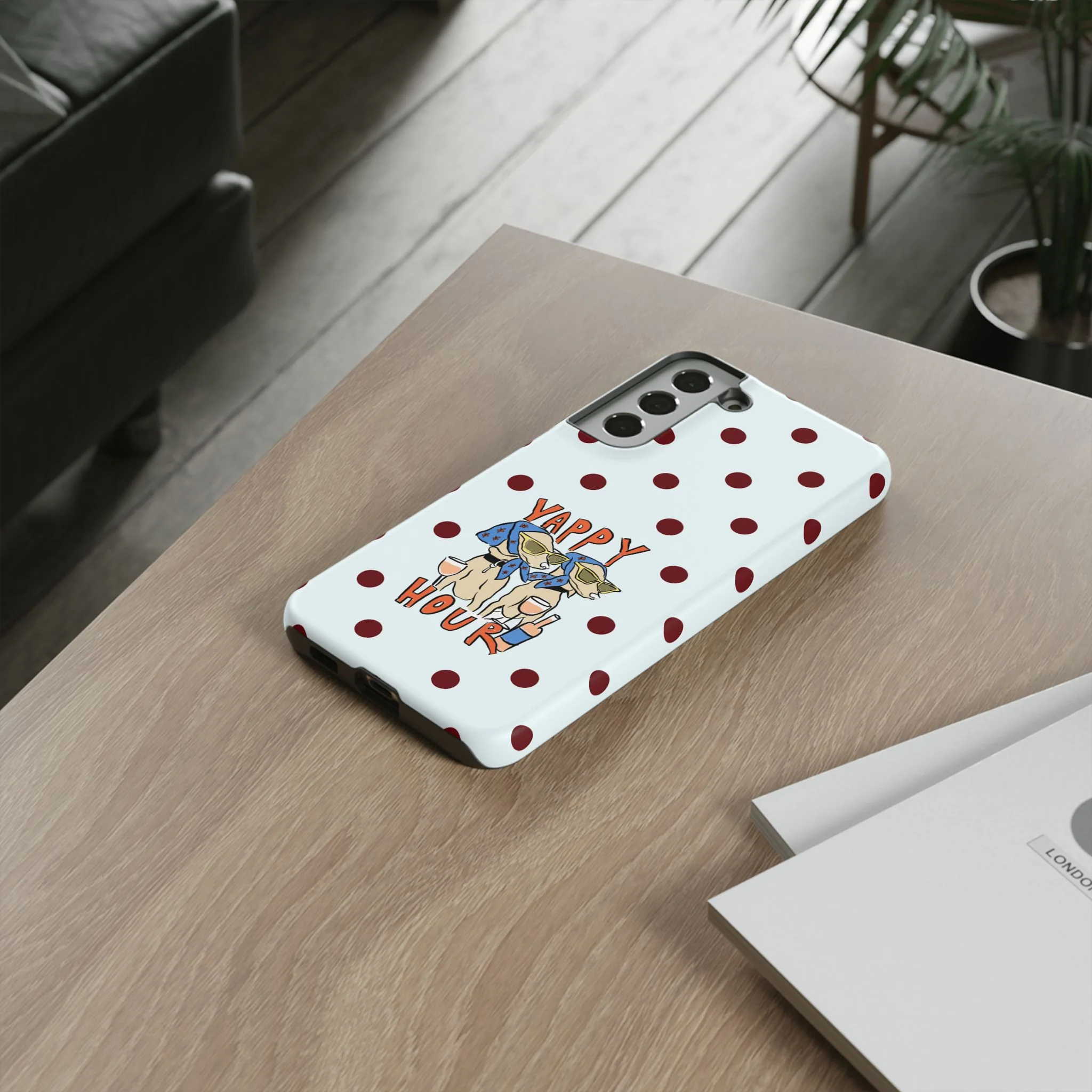 Yappy Hour Dogs iPhone Case - Image 106