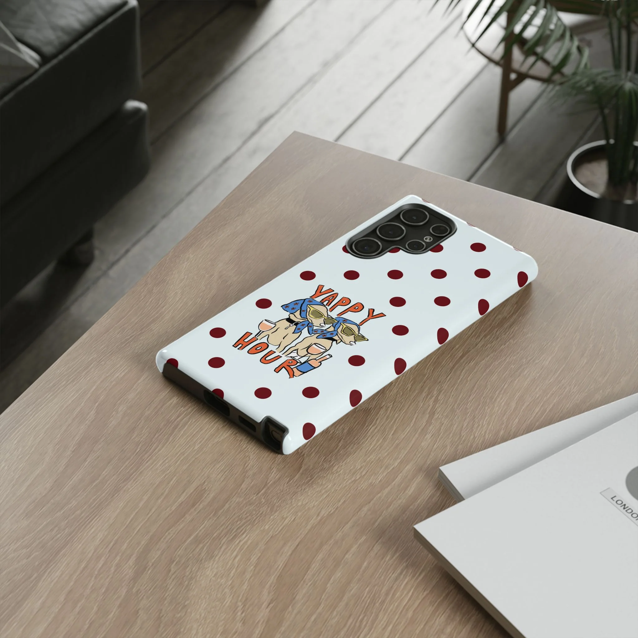 Yappy Hour Dogs iPhone Case - Image 107