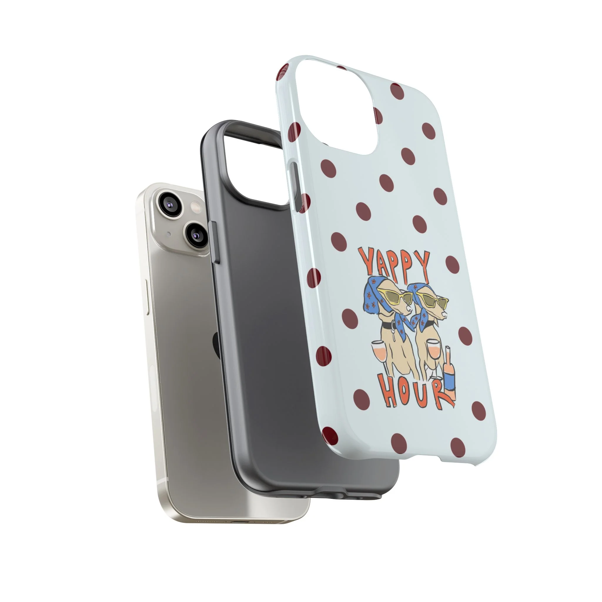 Yappy Hour Dogs iPhone Case - Image 110
