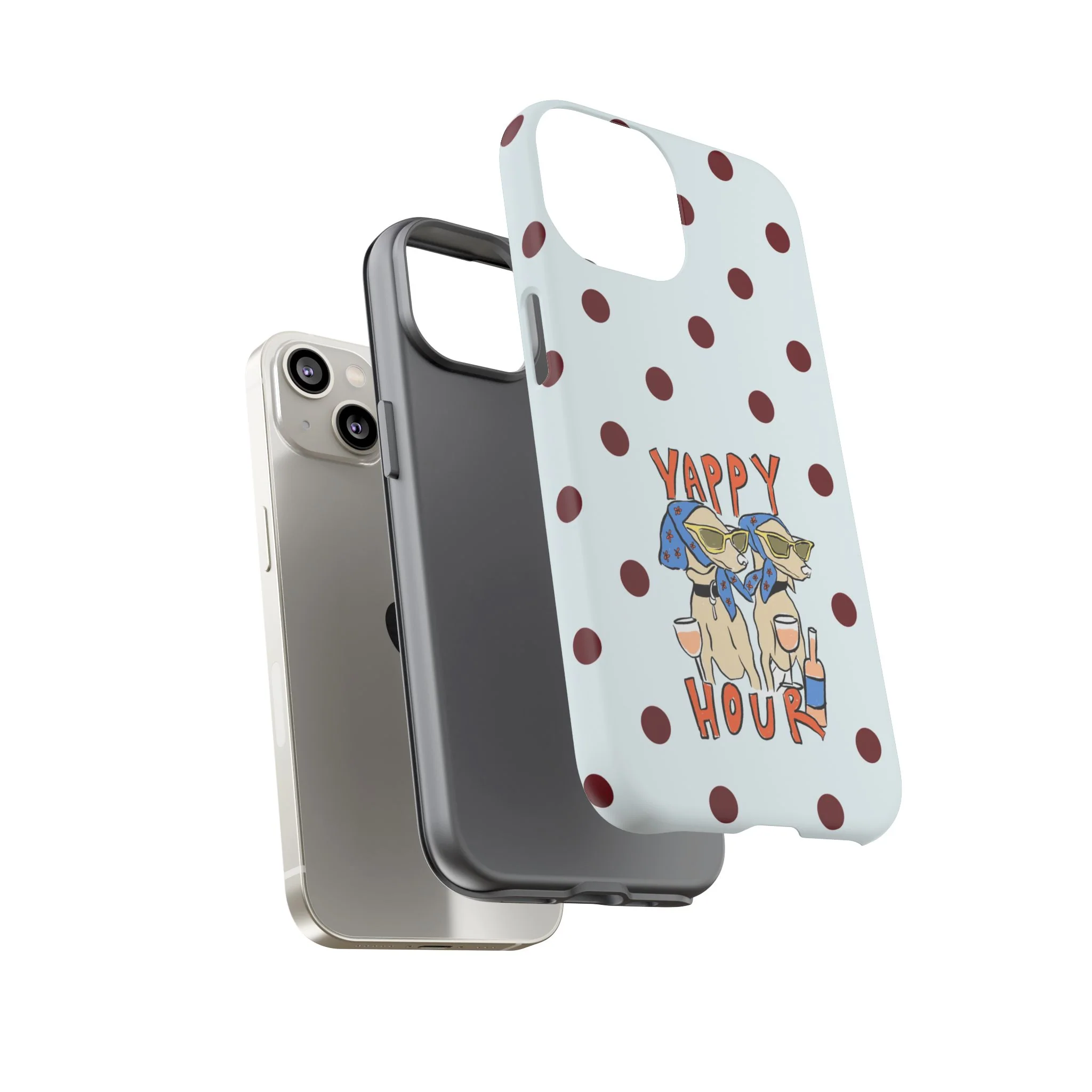 Yappy Hour Dogs iPhone Case - Image 113