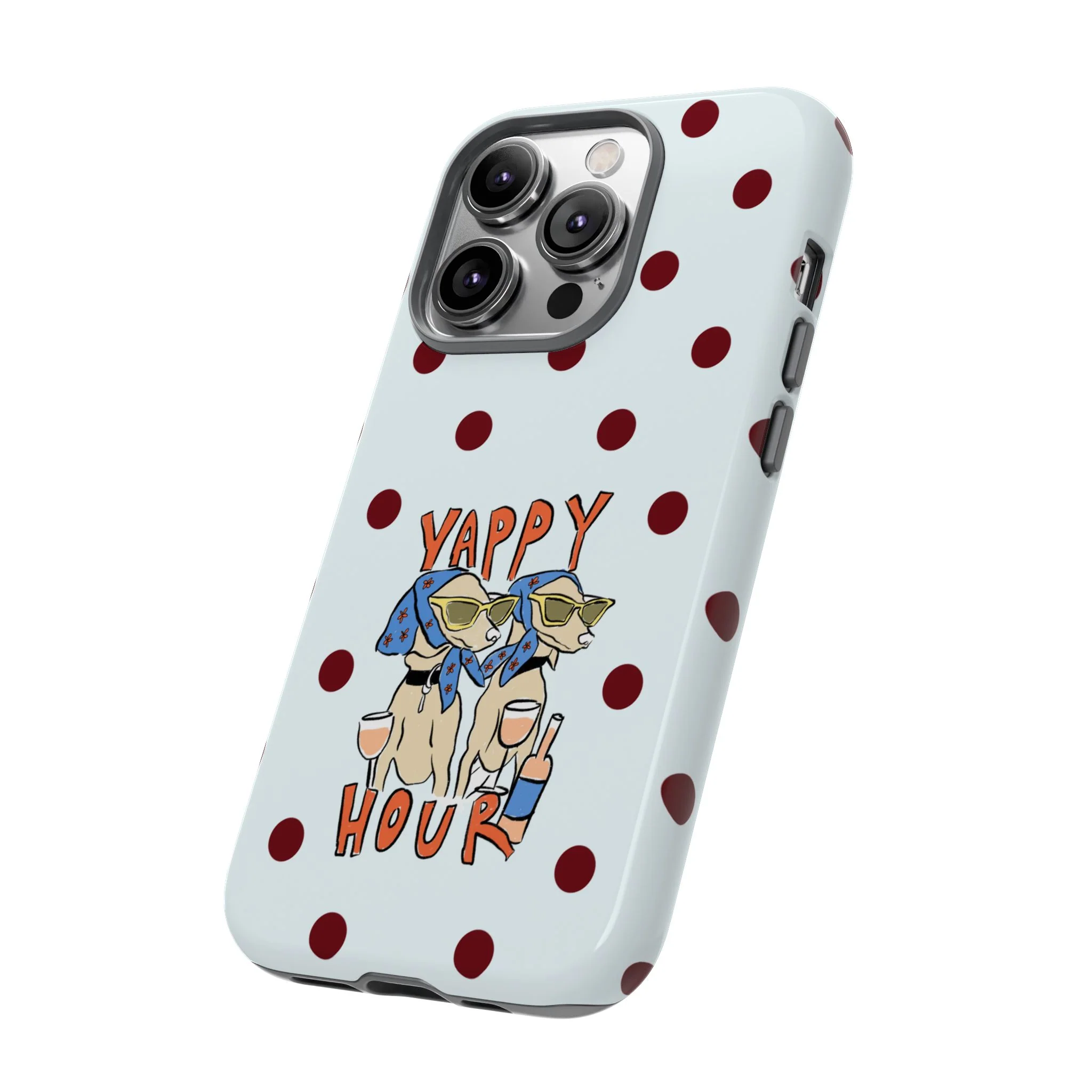 Yappy Hour Dogs iPhone Case - Image 115