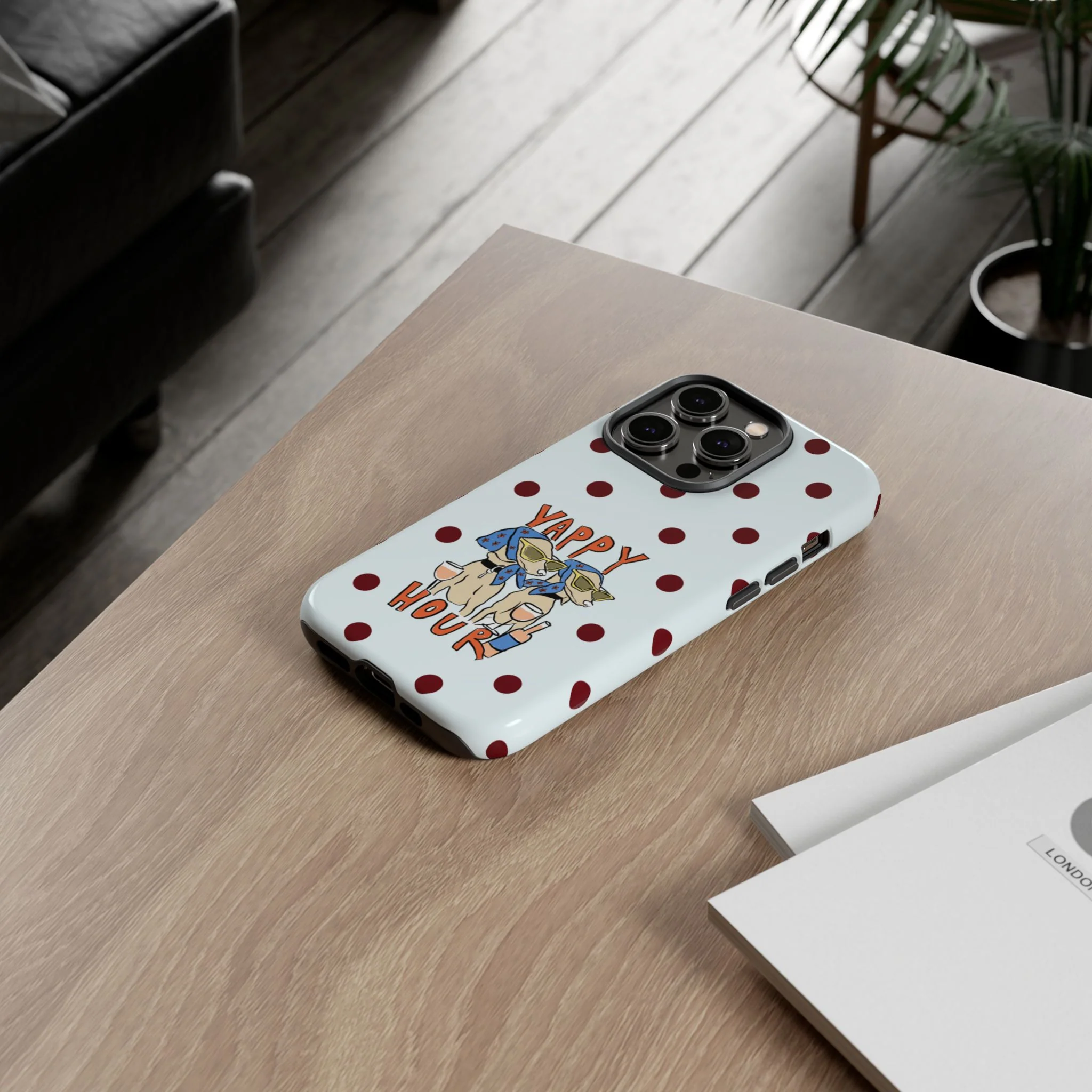 Yappy Hour Dogs iPhone Case - Image 117