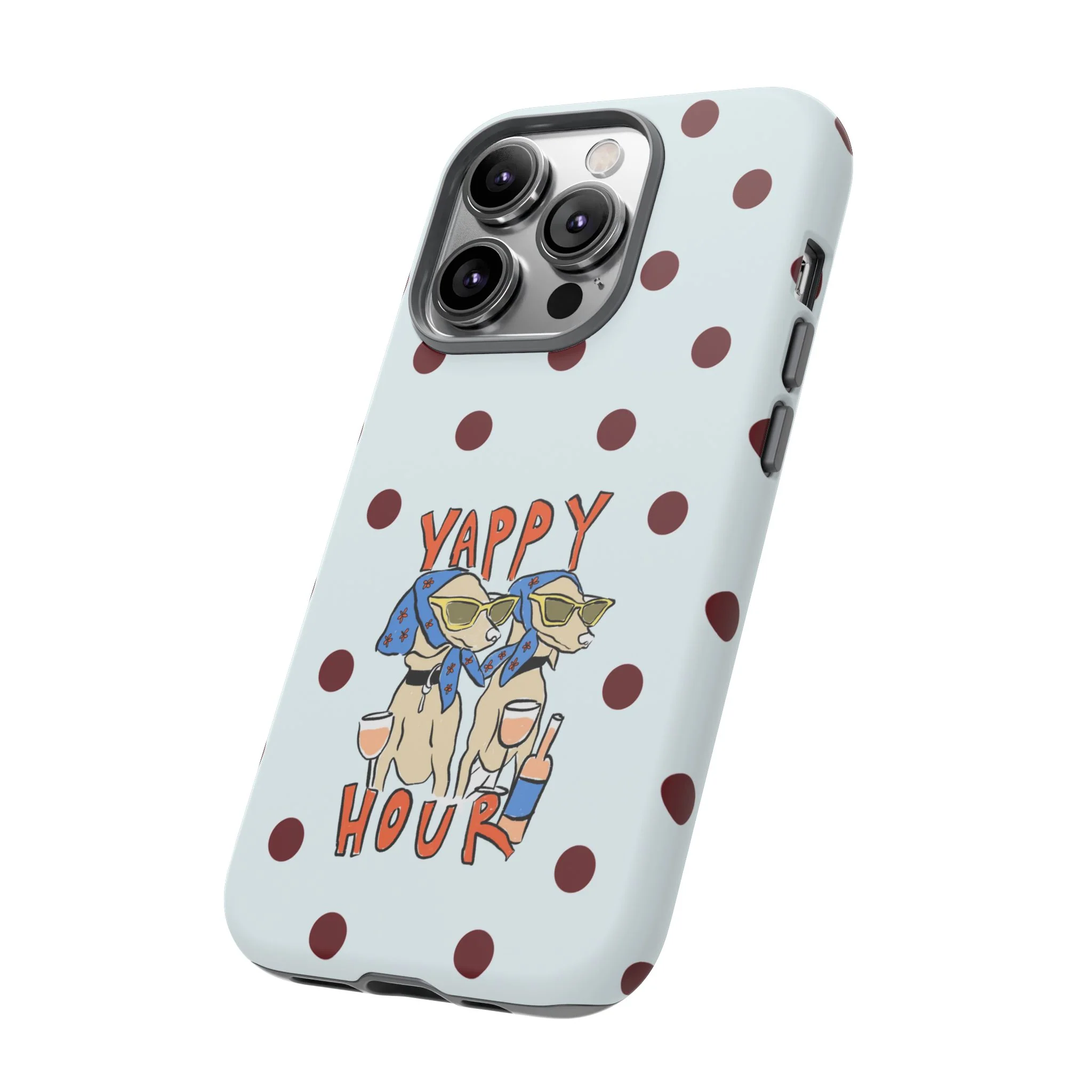 Yappy Hour Dogs iPhone Case - Image 118