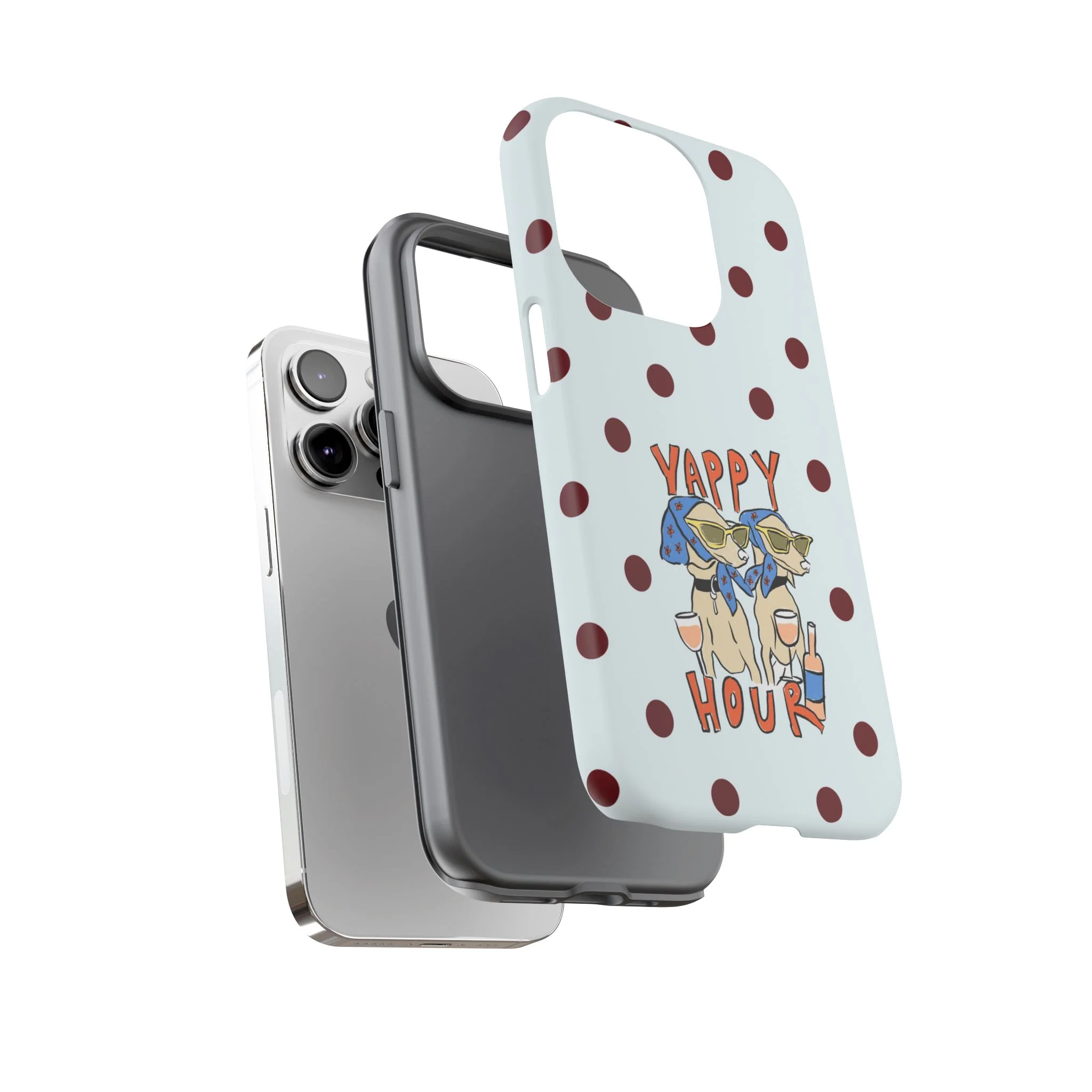 Yappy Hour Dogs iPhone Case - Image 119