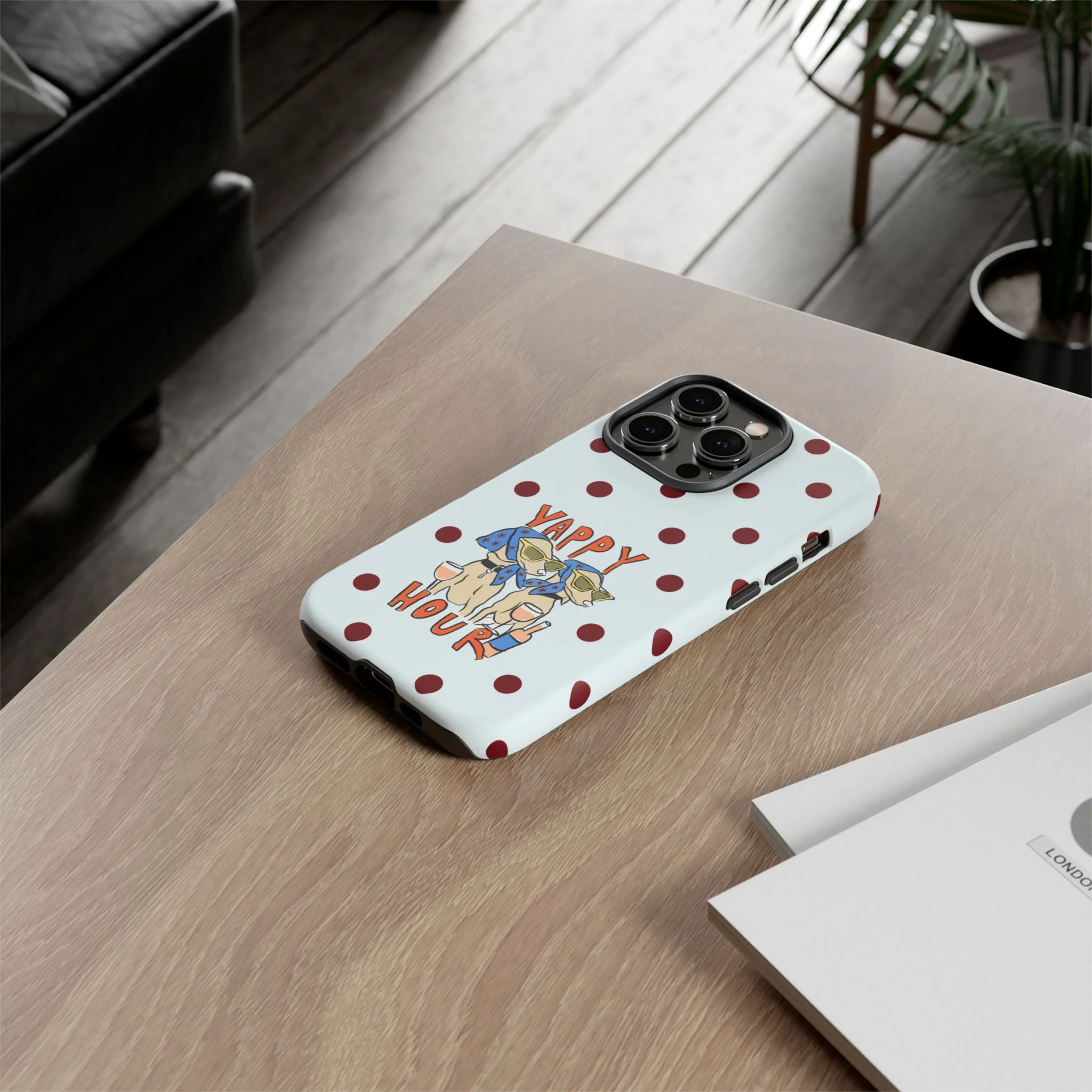 Yappy Hour Dogs iPhone Case - Image 120