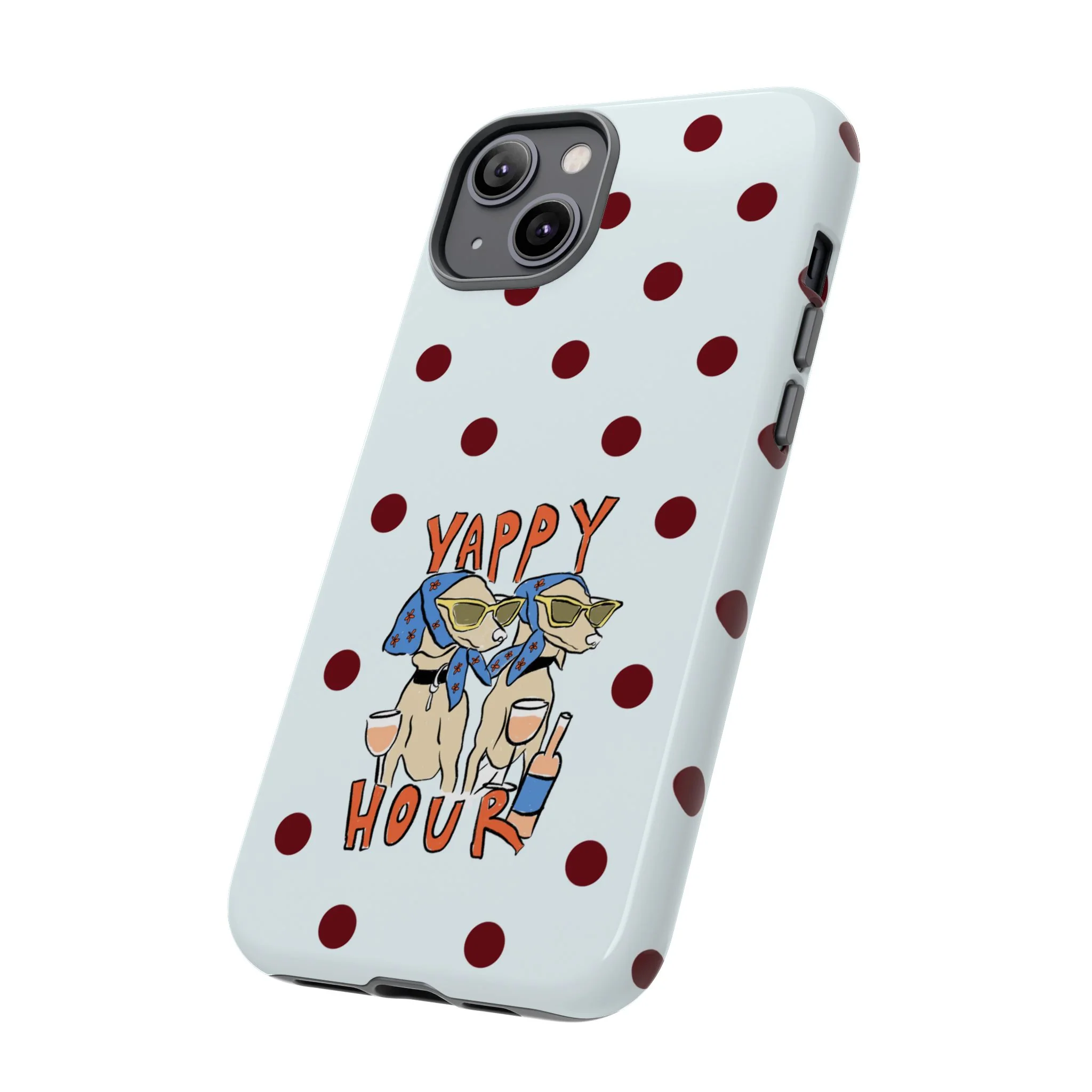 Yappy Hour Dogs iPhone Case - Image 121