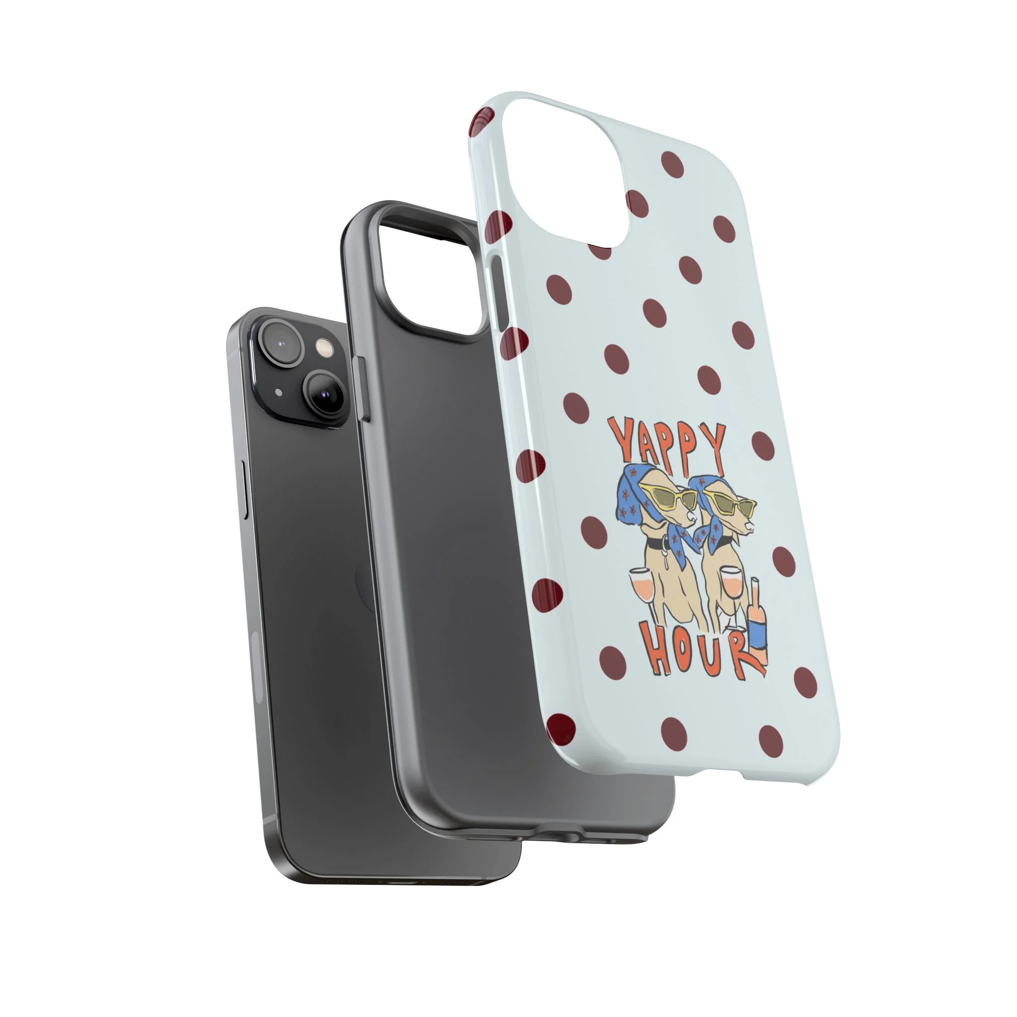 Yappy Hour Dogs iPhone Case - Image 122