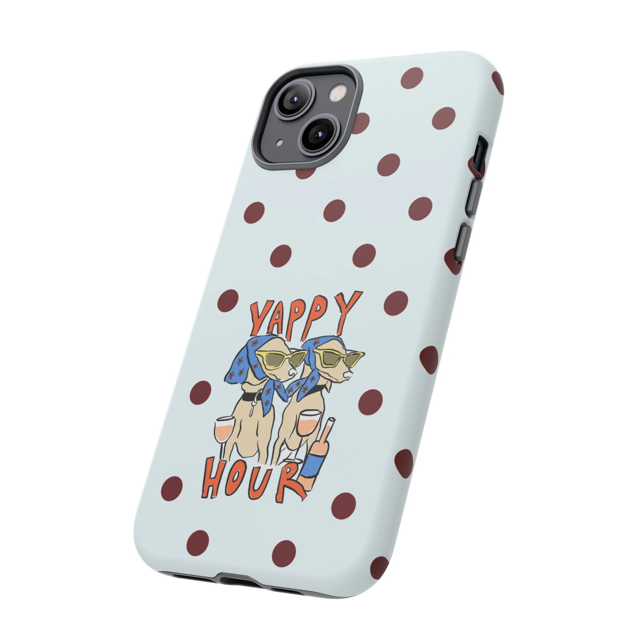 Yappy Hour Dogs iPhone Case - Image 124