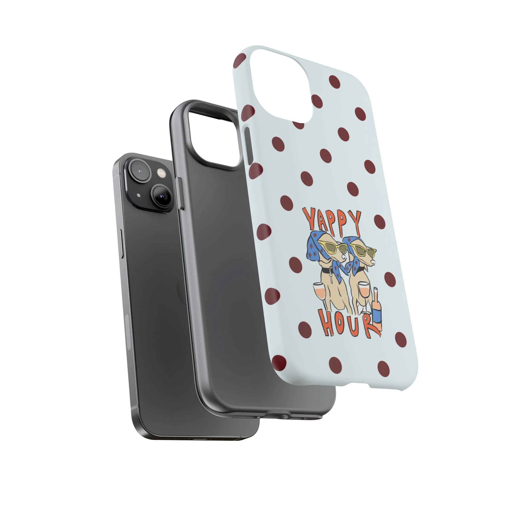 Yappy Hour Dogs iPhone Case - Image 125