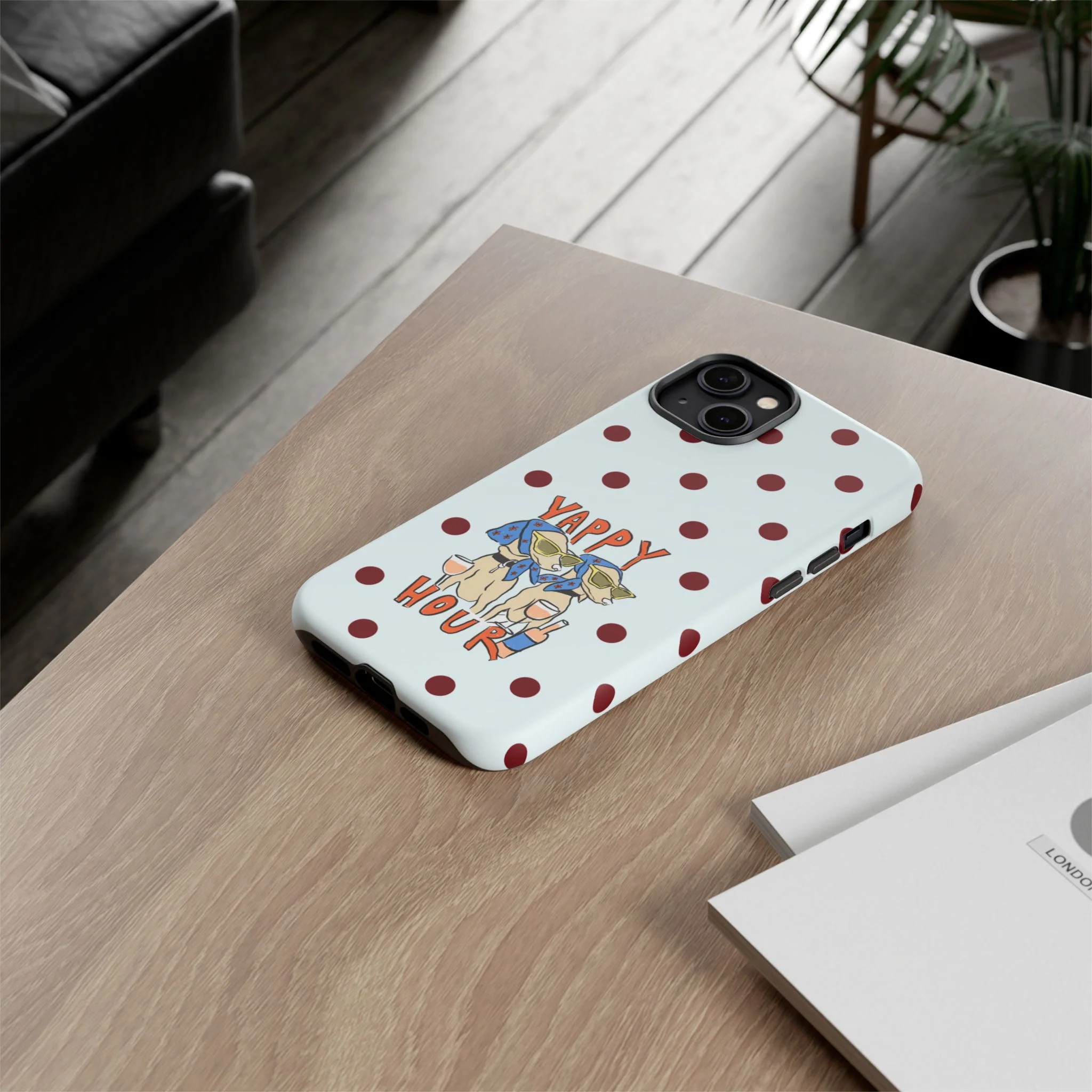 Yappy Hour Dogs iPhone Case - Image 126