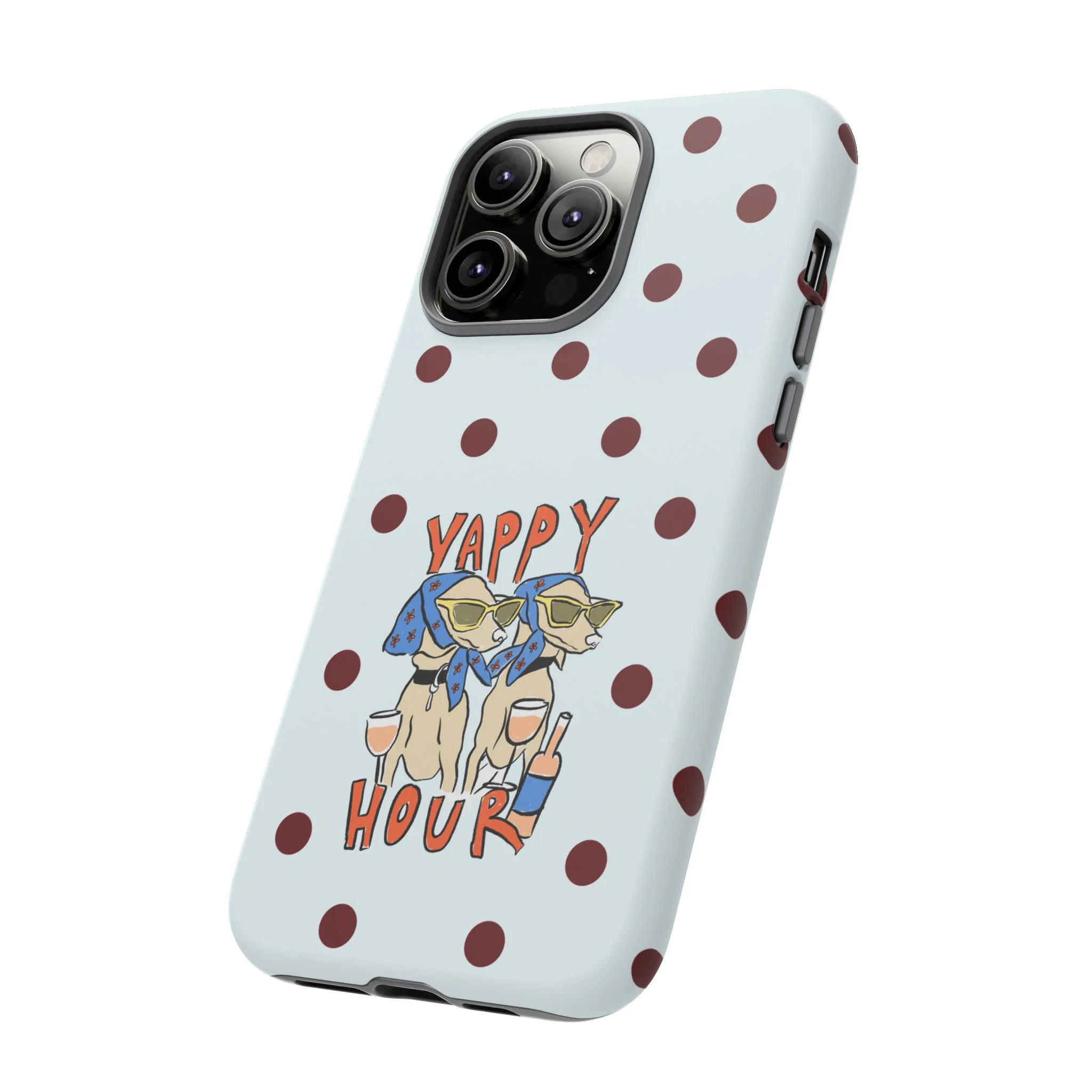 Yappy Hour Dogs iPhone Case - Image 130
