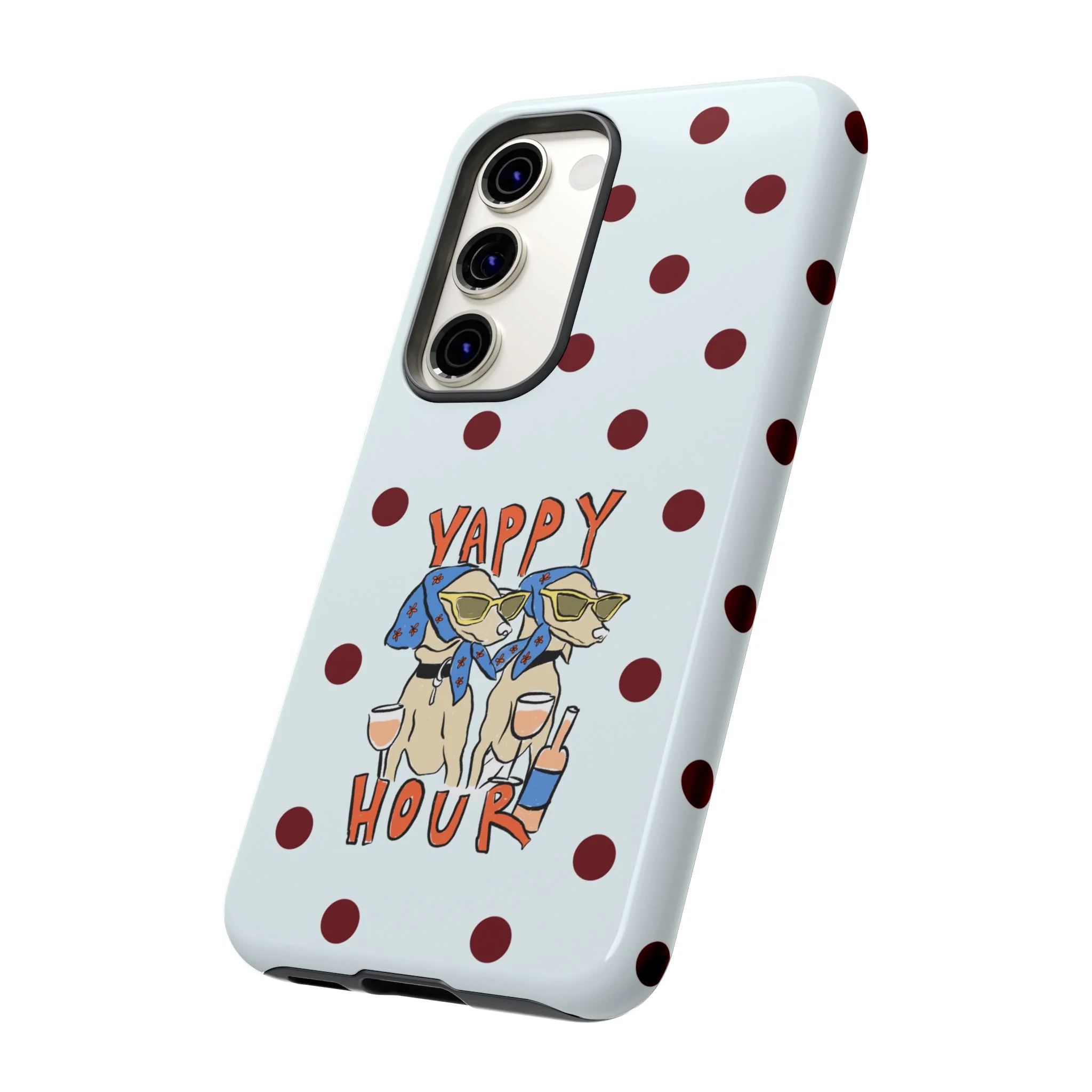 Yappy Hour Dogs iPhone Case - Image 133