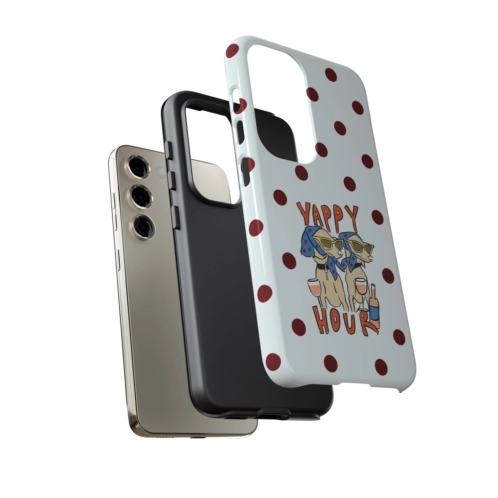 Yappy Hour Dogs iPhone Case - Image 134