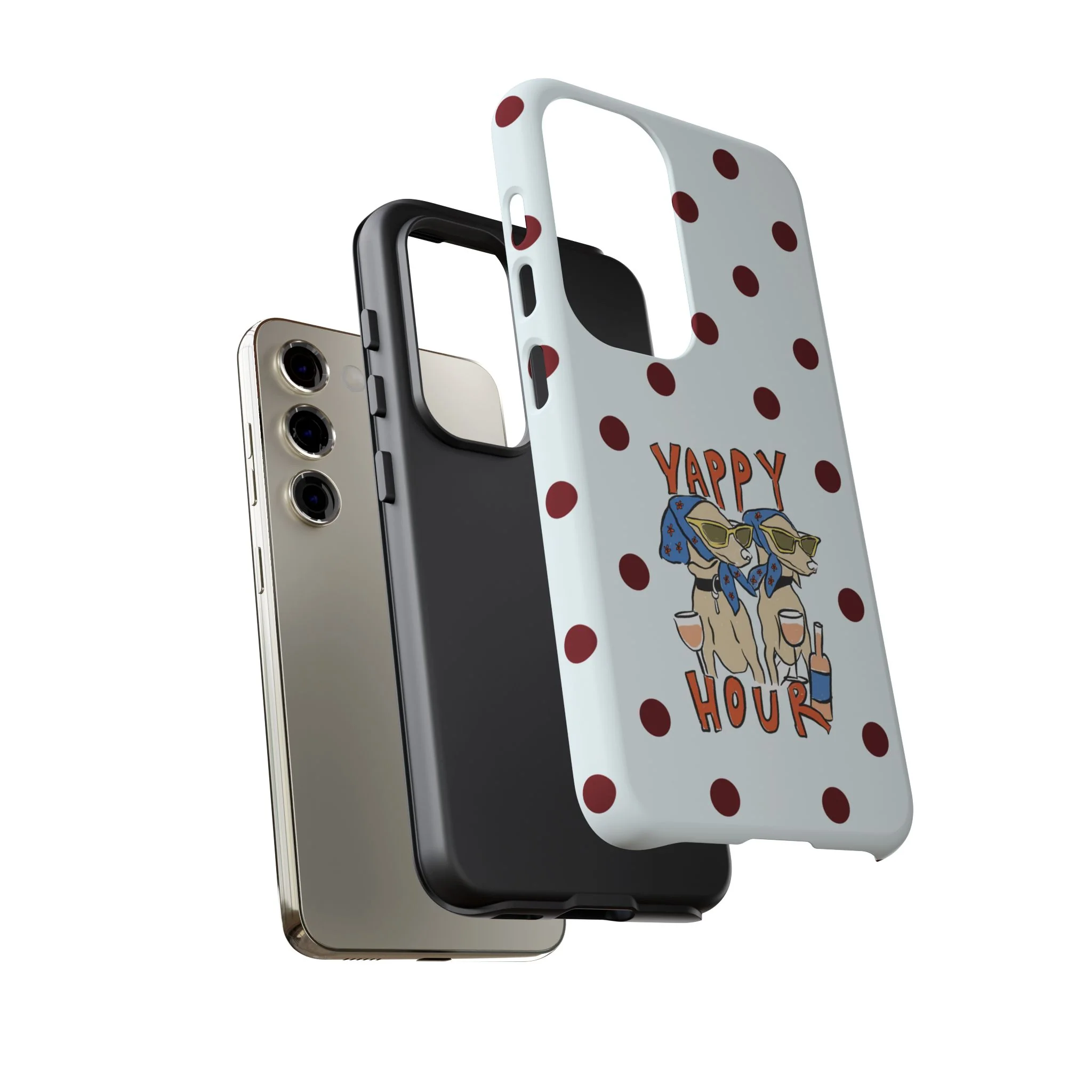 Yappy Hour Dogs iPhone Case - Image 137