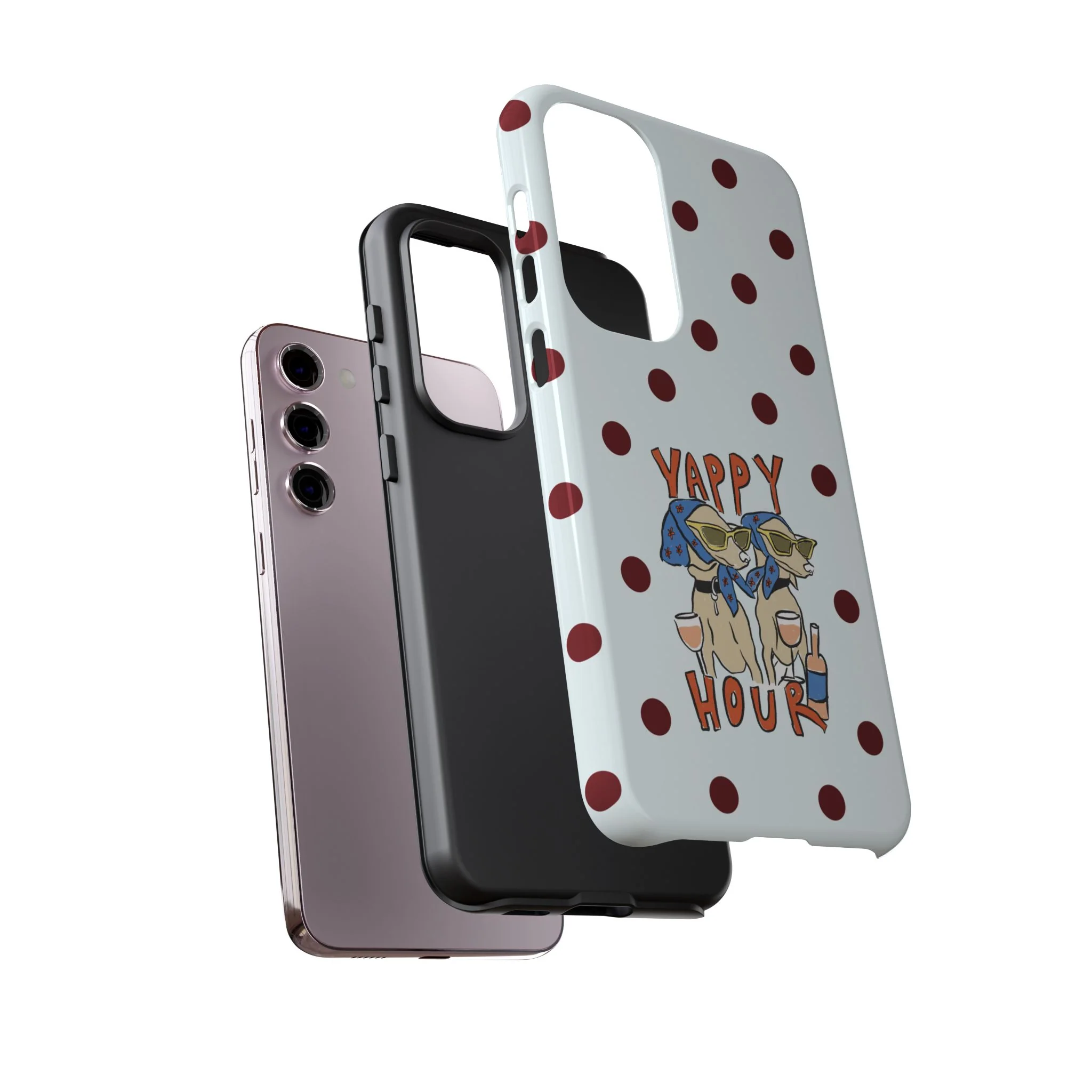 Yappy Hour Dogs iPhone Case - Image 140
