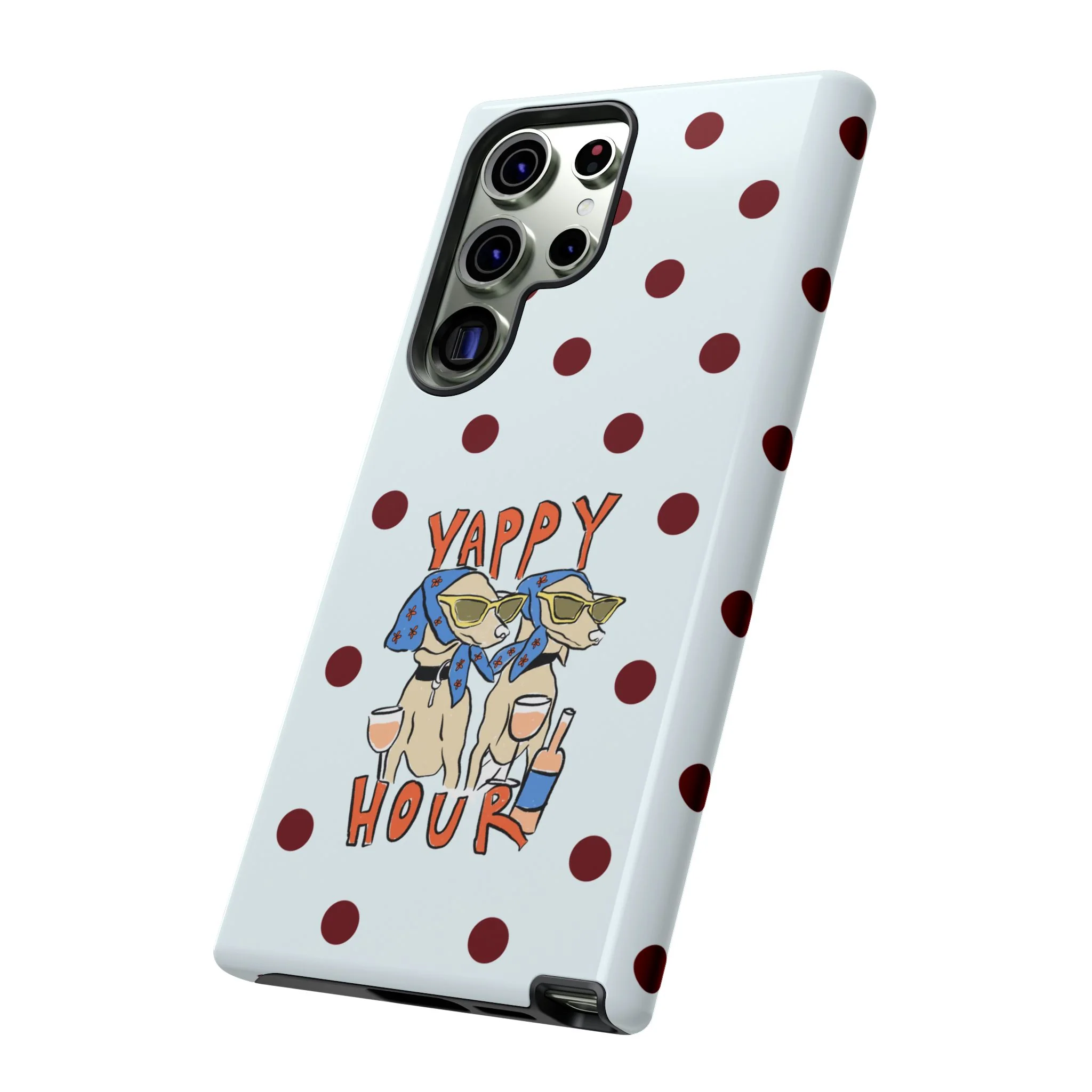 Yappy Hour Dogs iPhone Case - Image 145