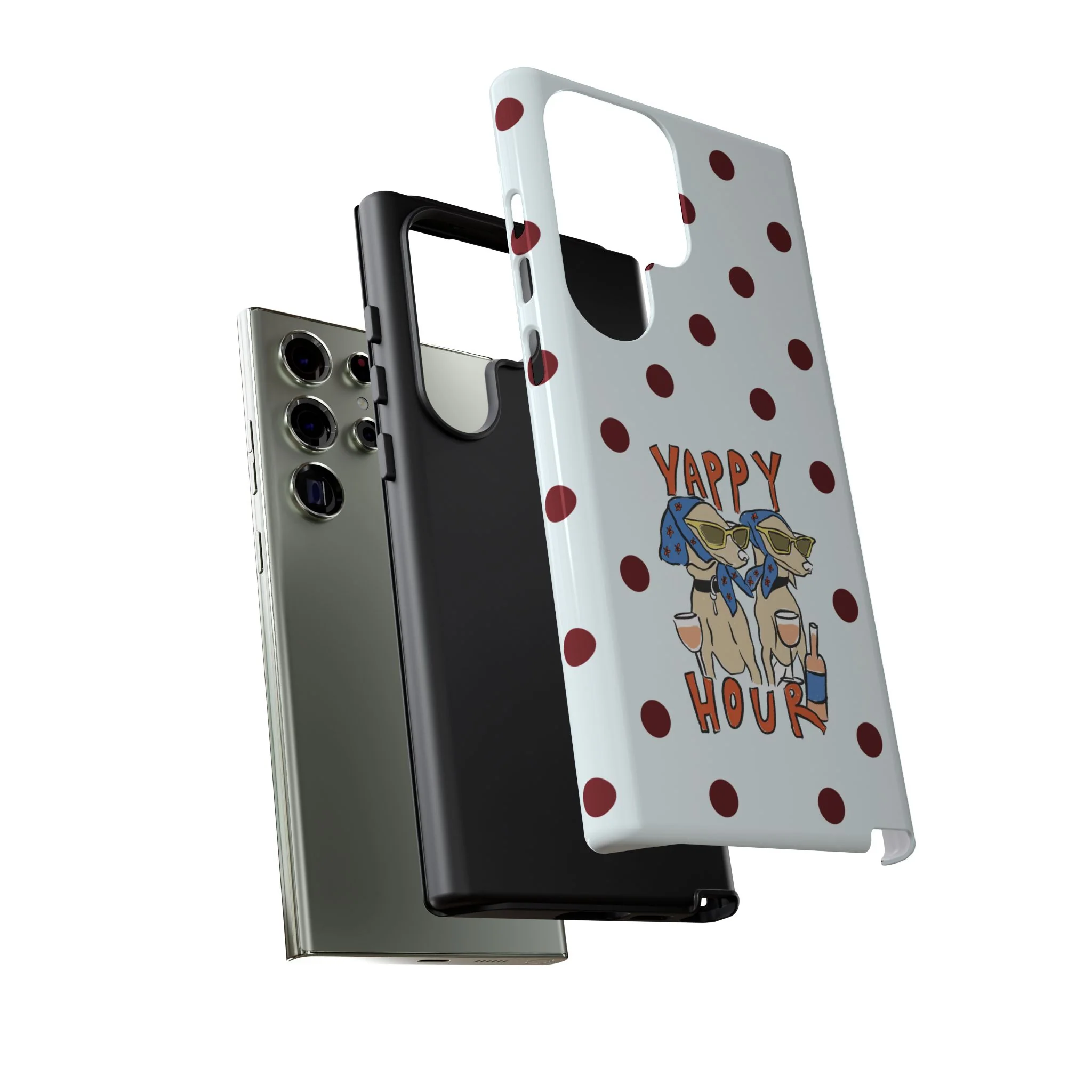 Yappy Hour Dogs iPhone Case - Image 146