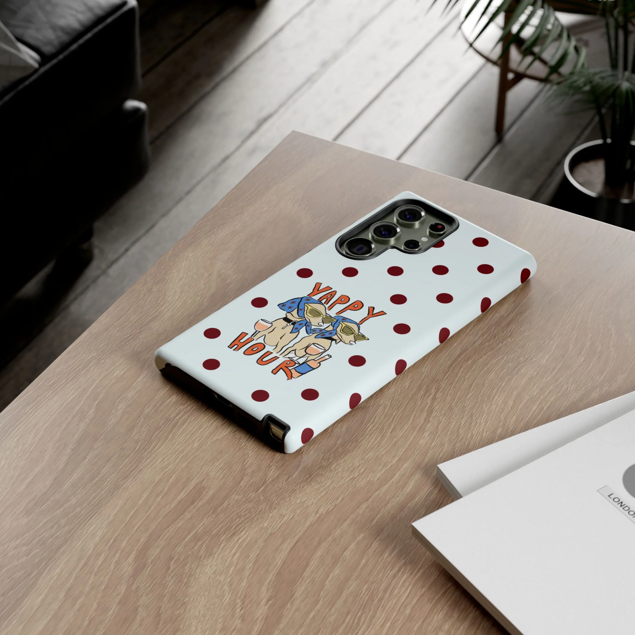 Yappy Hour Dogs iPhone Case - Image 150
