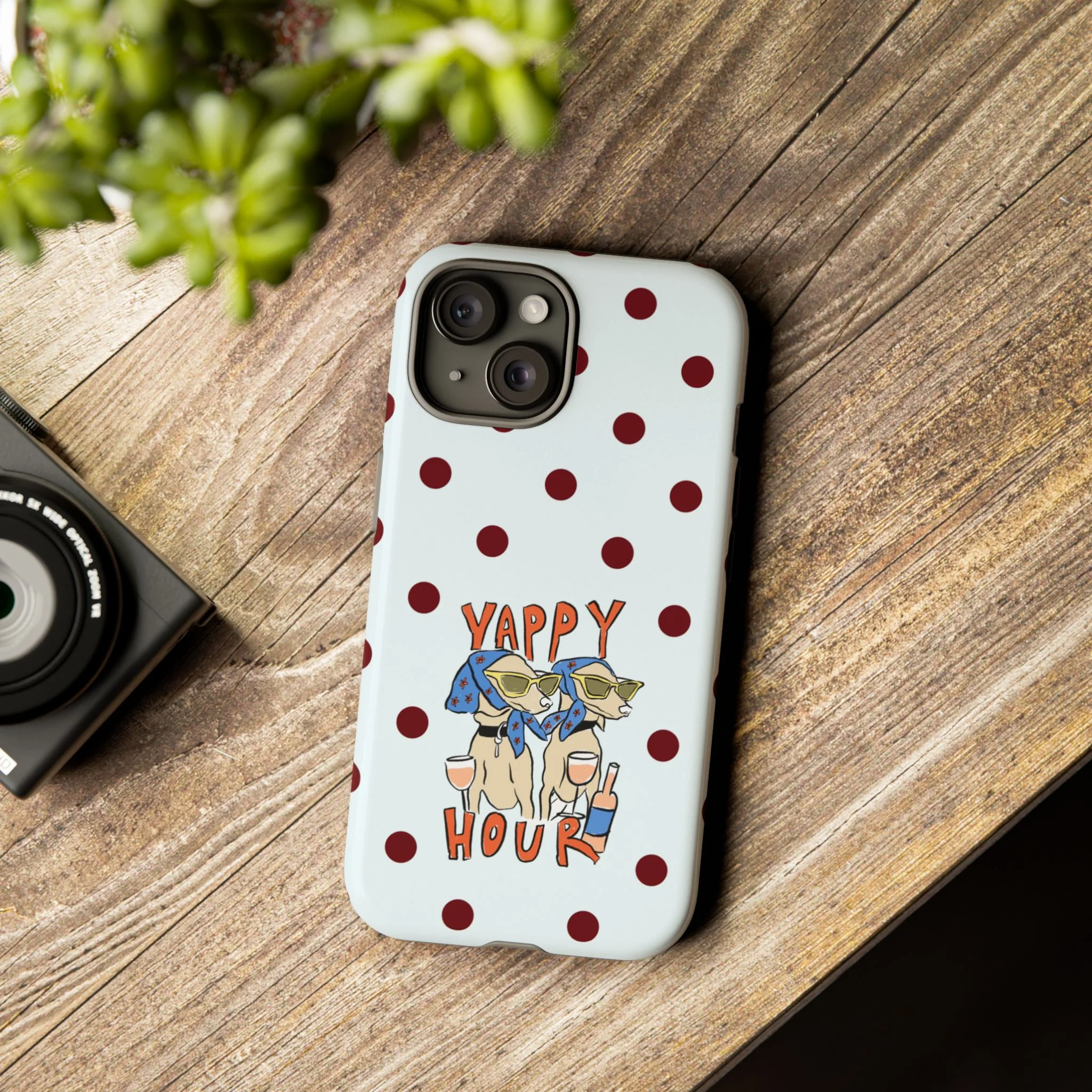 Yappy Hour Dogs iPhone Case - Image 152