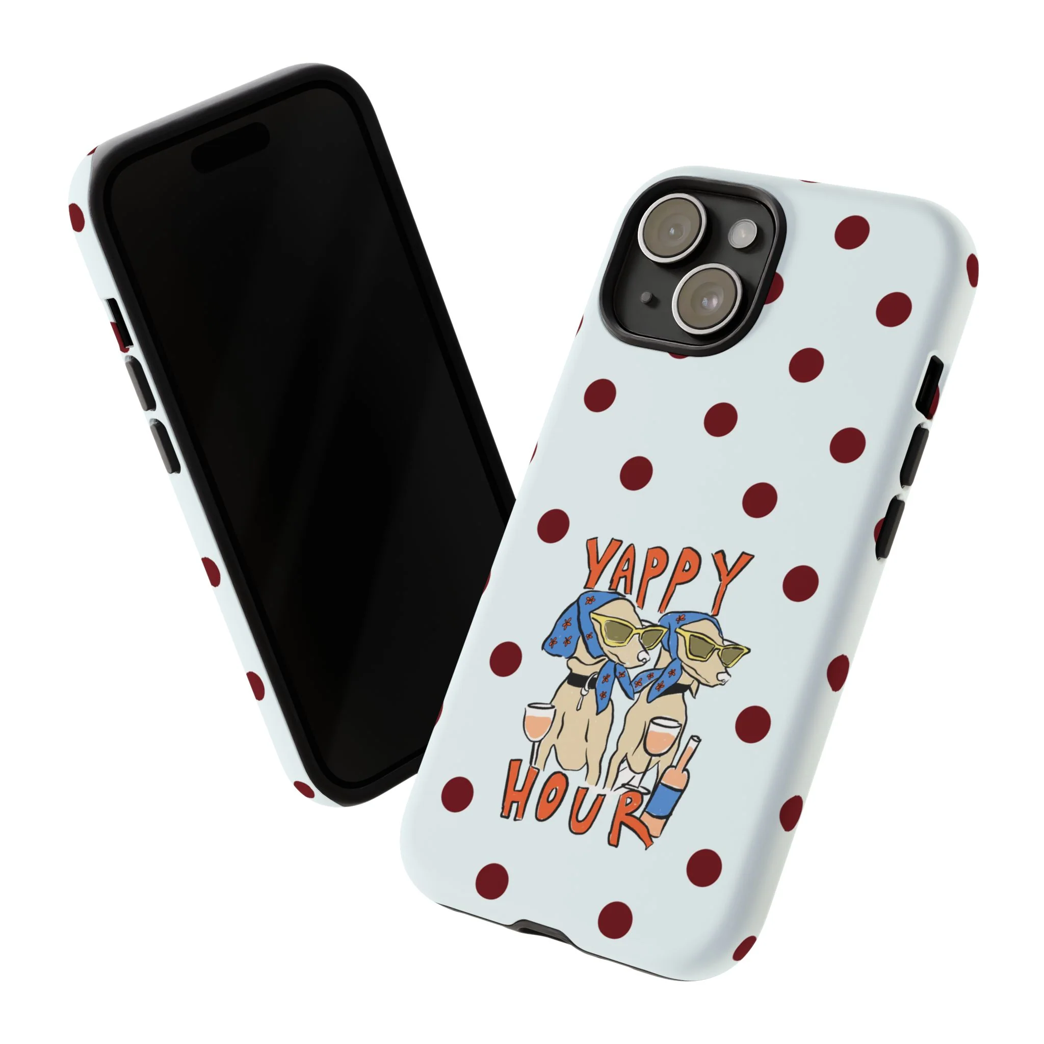 Yappy Hour Dogs iPhone Case - Image 153