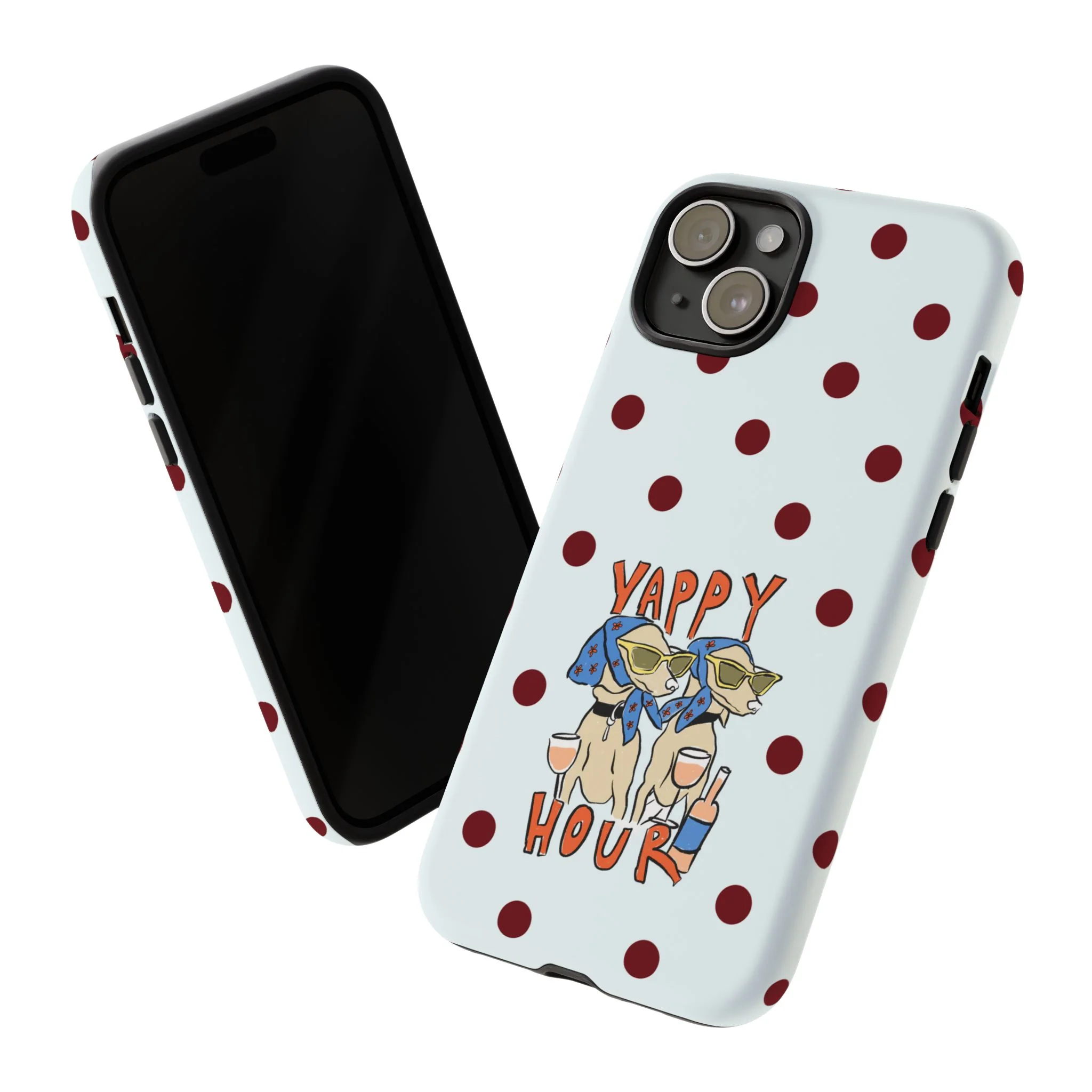 Yappy Hour Dogs iPhone Case - Image 157