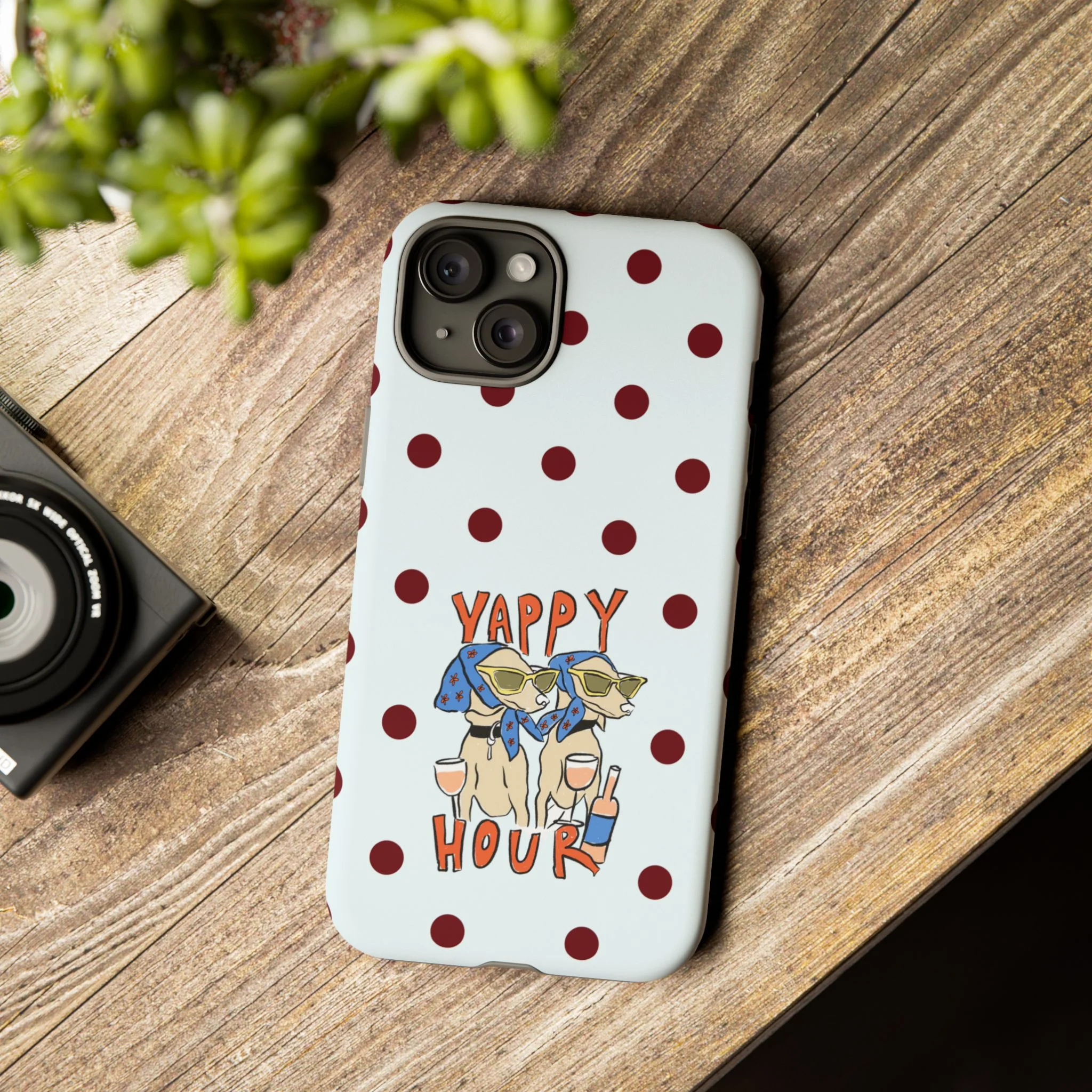 Yappy Hour Dogs iPhone Case - Image 158
