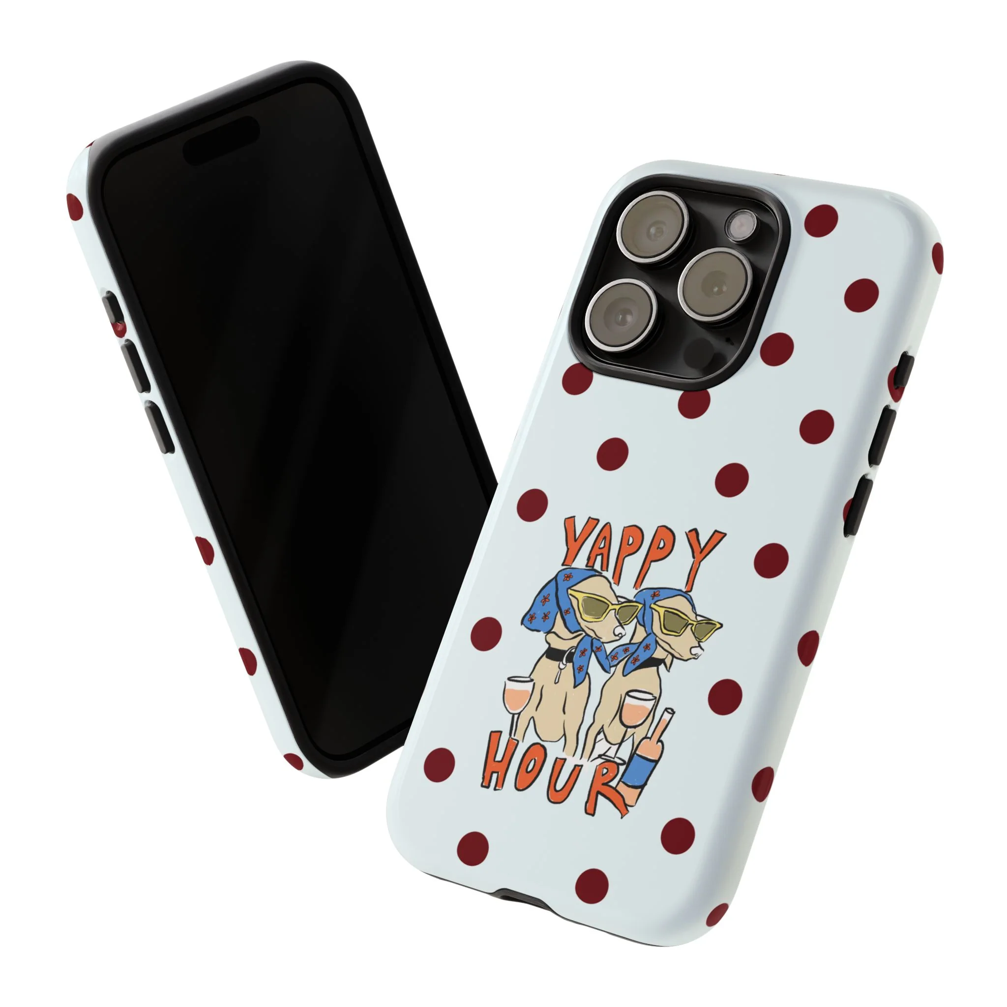 Yappy Hour Dogs iPhone Case - Image 159