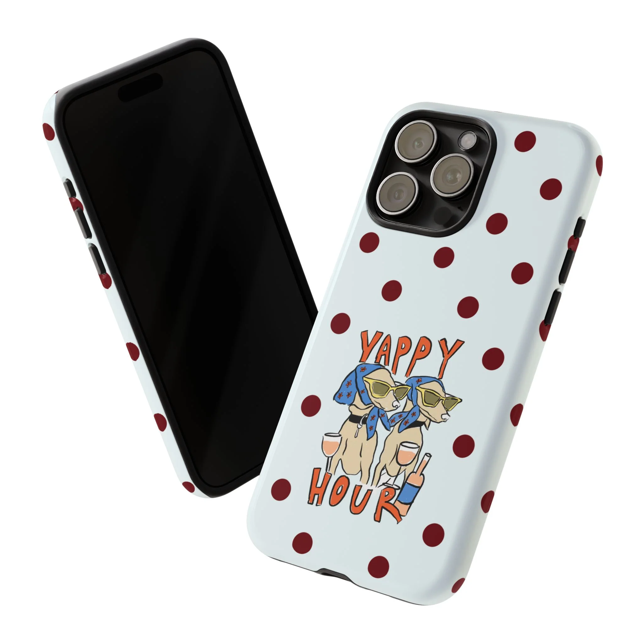 Yappy Hour Dogs iPhone Case - Image 163