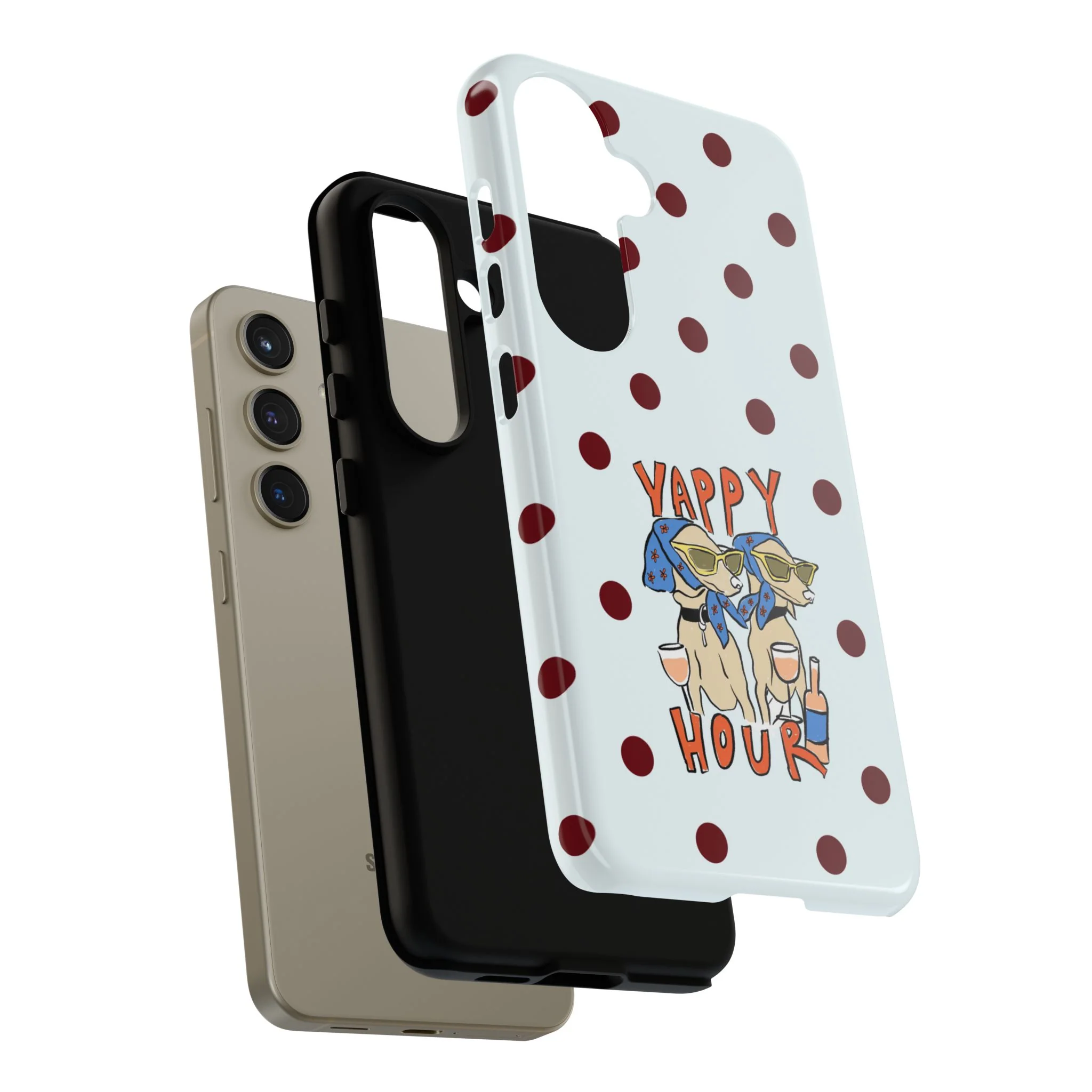 Yappy Hour Dogs iPhone Case - Image 169