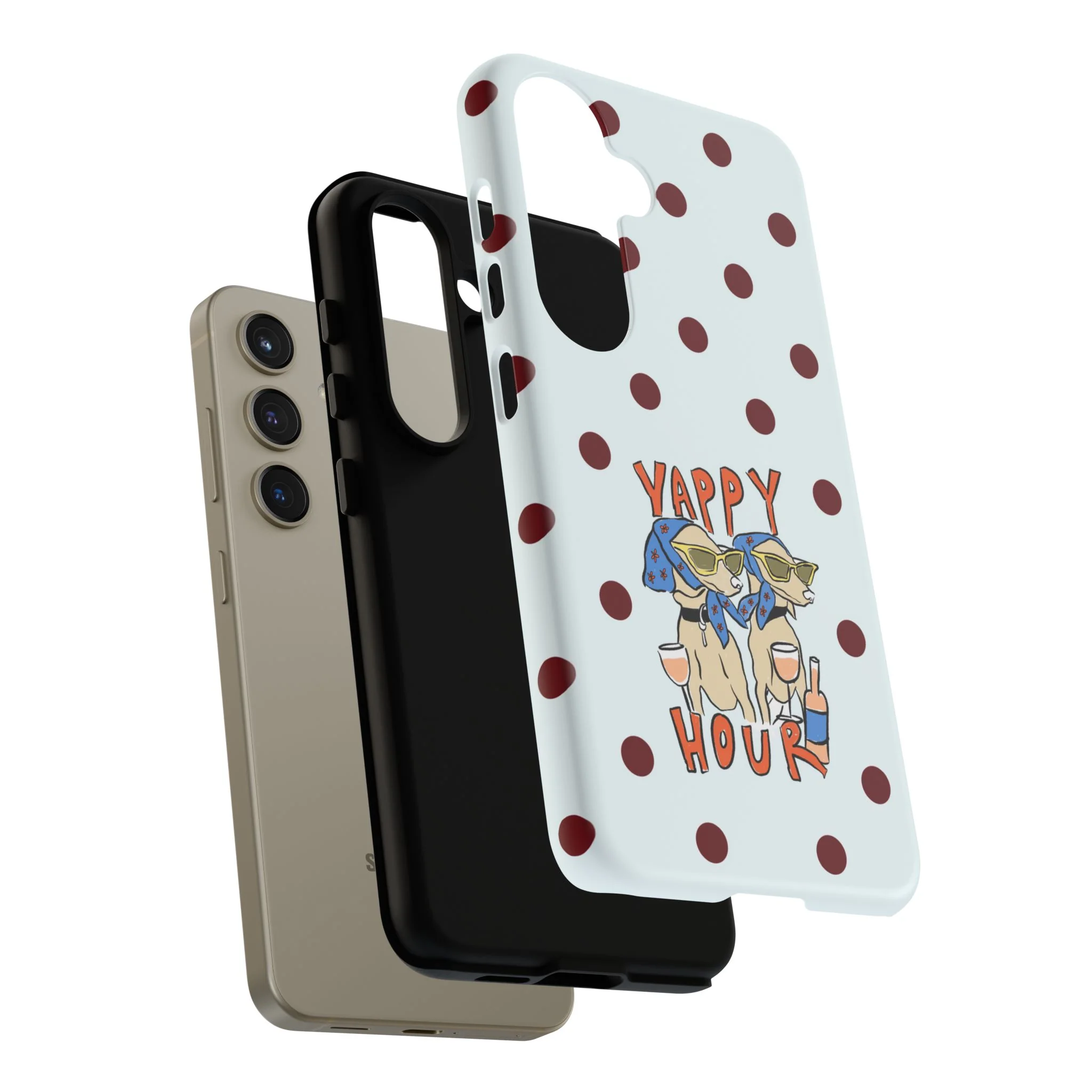 Yappy Hour Dogs iPhone Case - Image 172