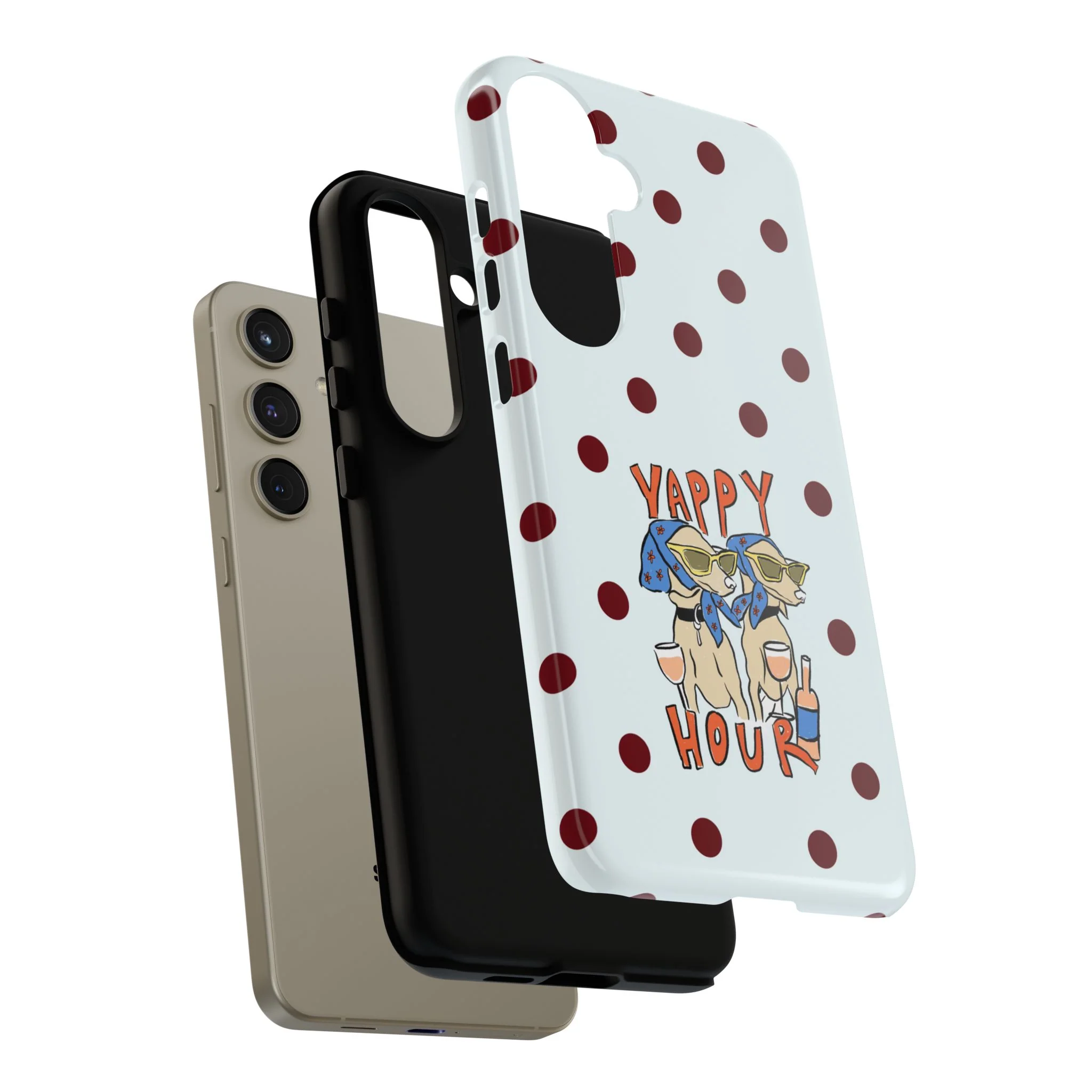 Yappy Hour Dogs iPhone Case - Image 175