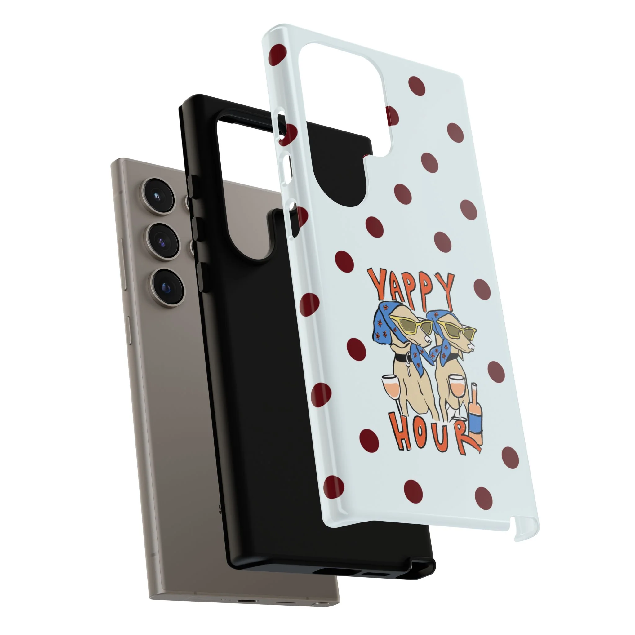 Yappy Hour Dogs iPhone Case - Image 181