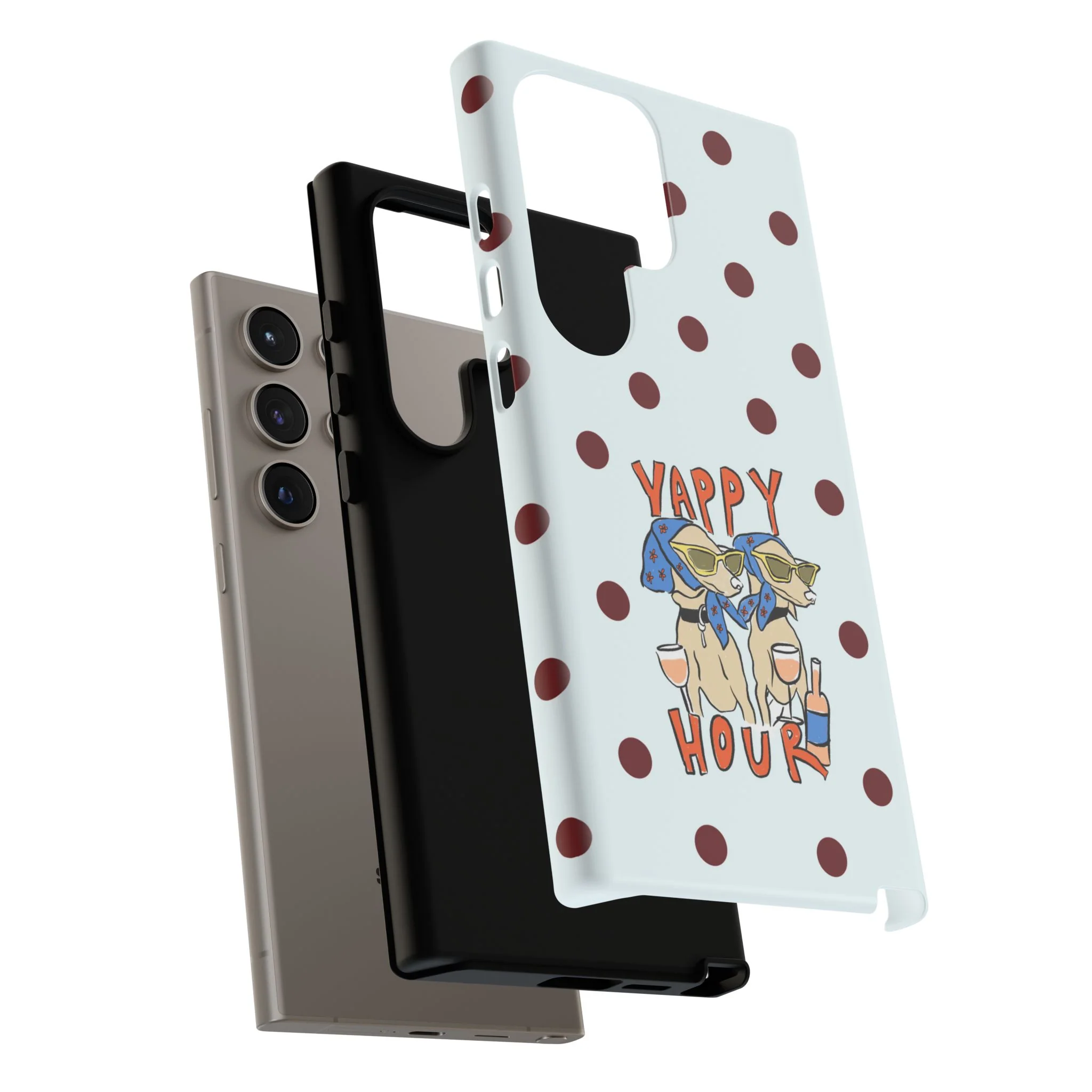 Yappy Hour Dogs iPhone Case - Image 184