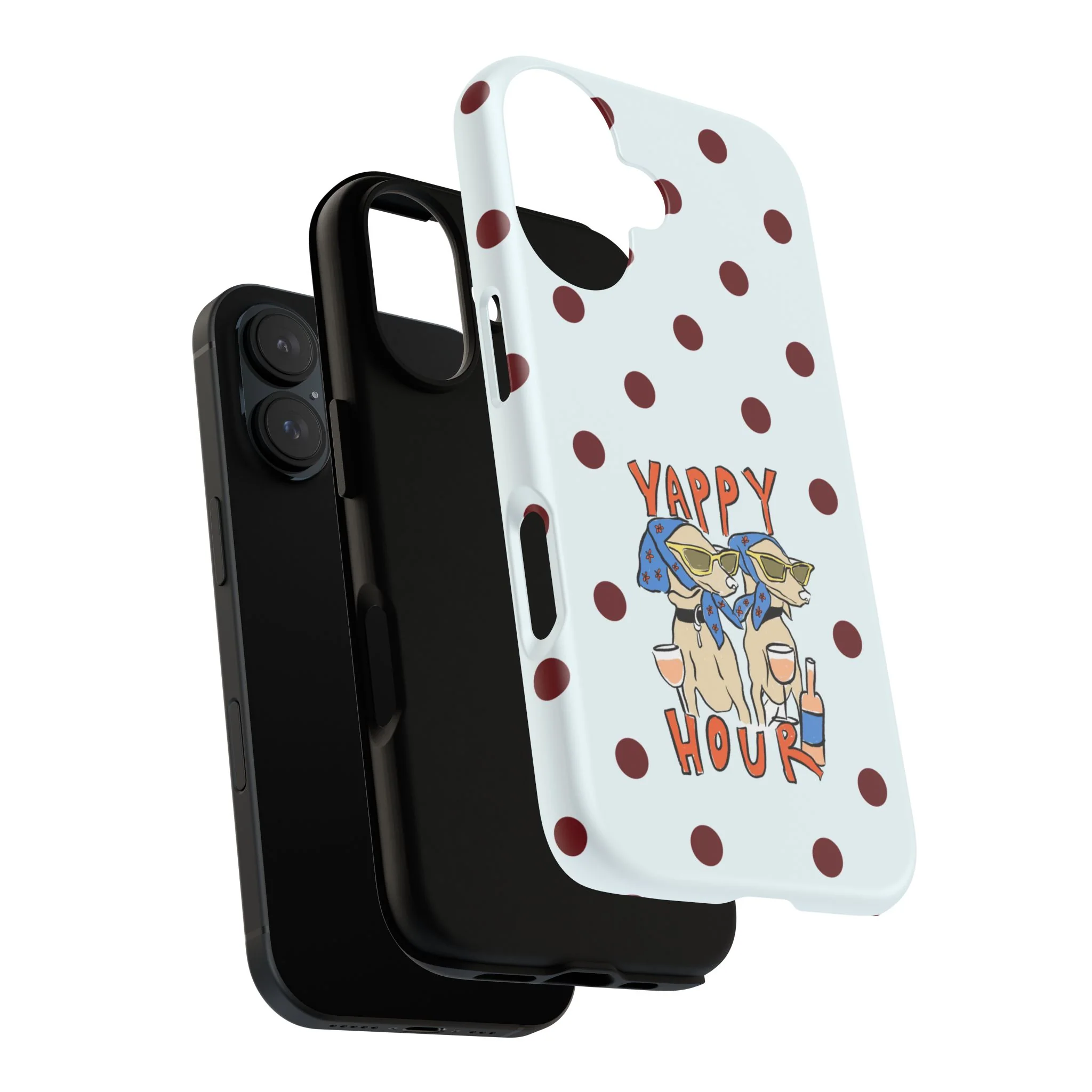 Yappy Hour Dogs iPhone Case - Image 201