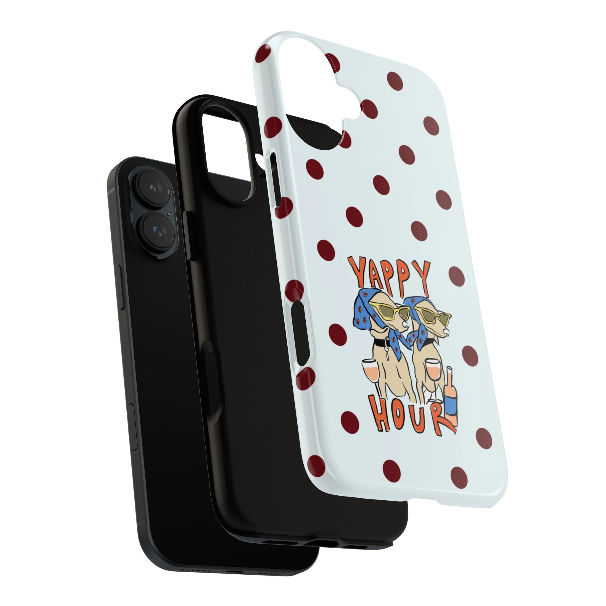 Yappy Hour Dogs iPhone Case - Image 204