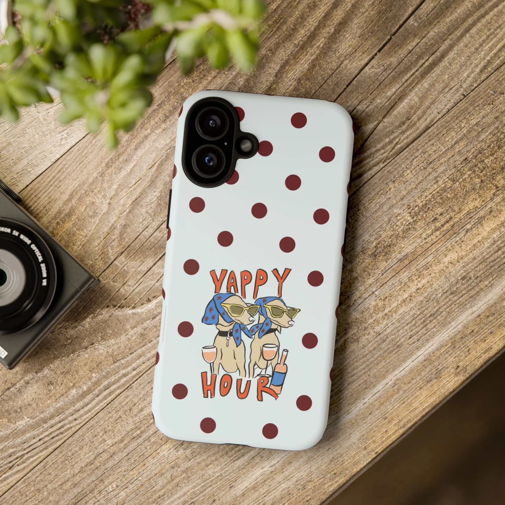 Yappy Hour Dogs iPhone Case - Image 208