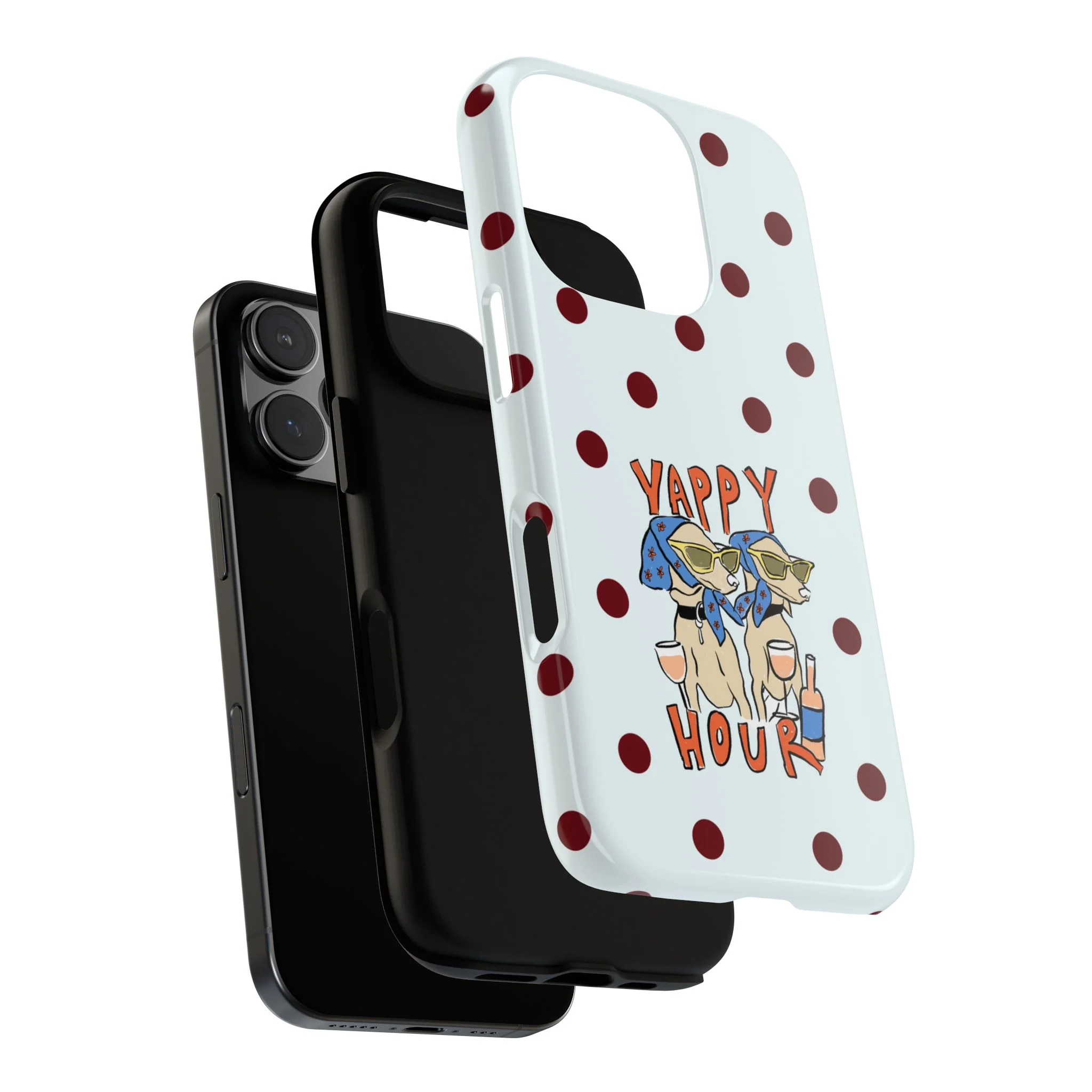 Yappy Hour Dogs iPhone Case - Image 210