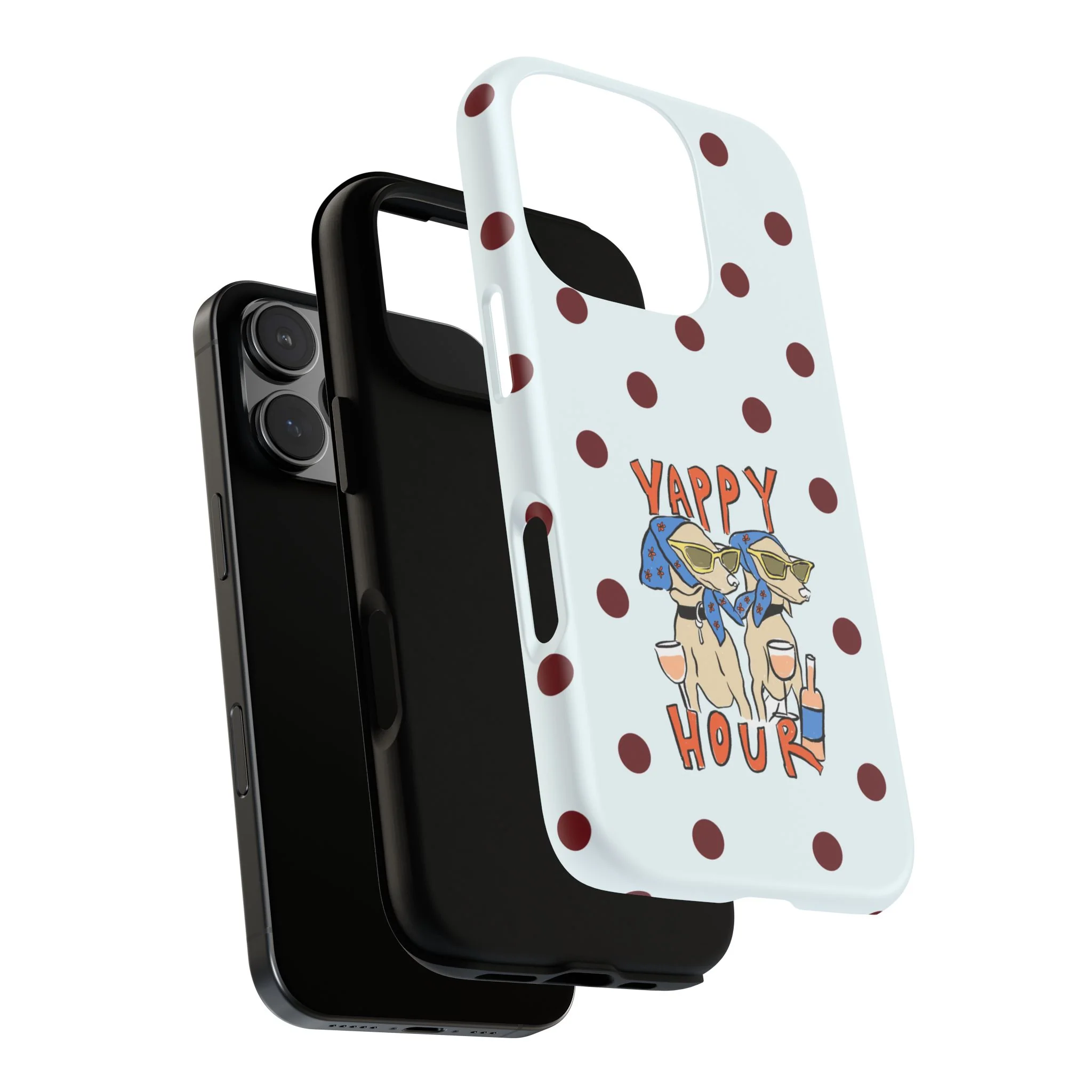 Yappy Hour Dogs iPhone Case - Image 213