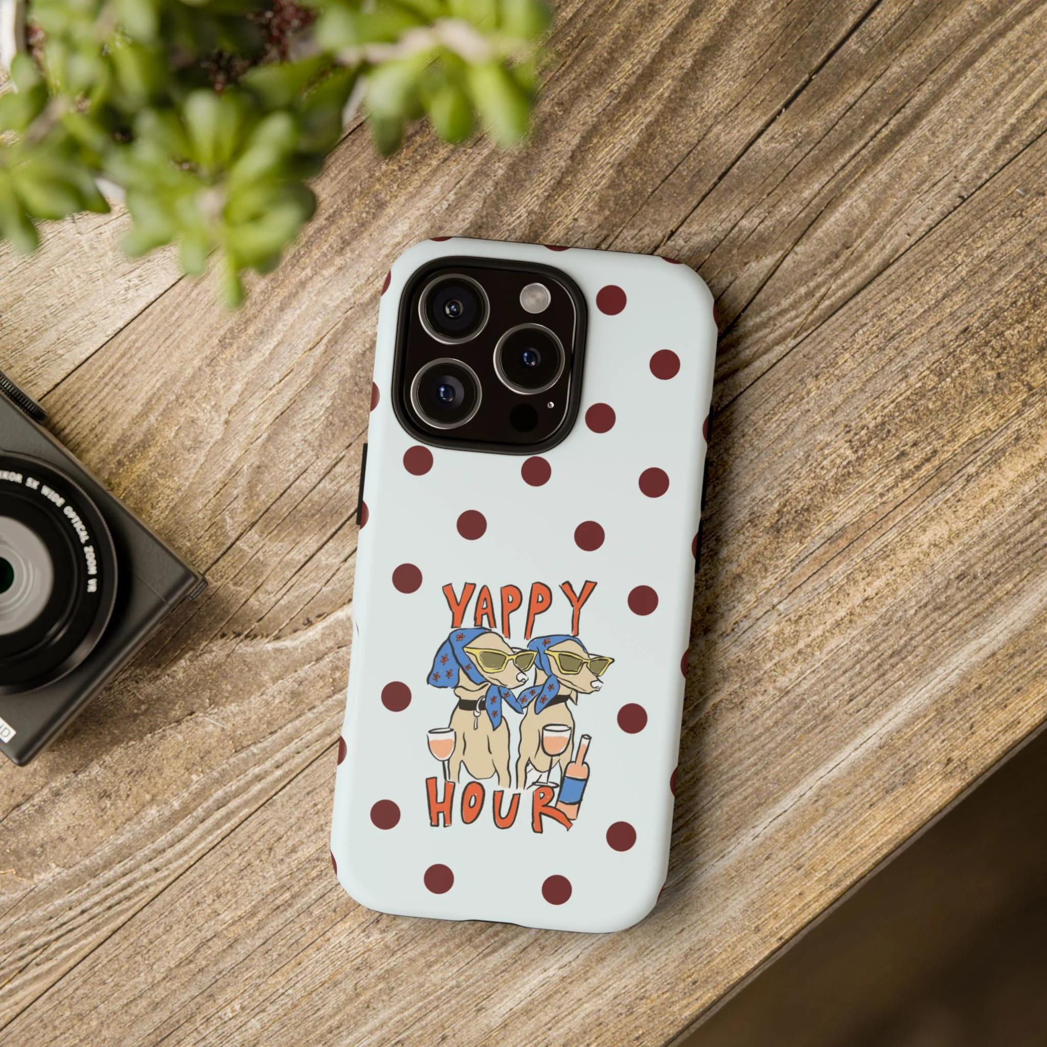 Yappy Hour Dogs iPhone Case - Image 214