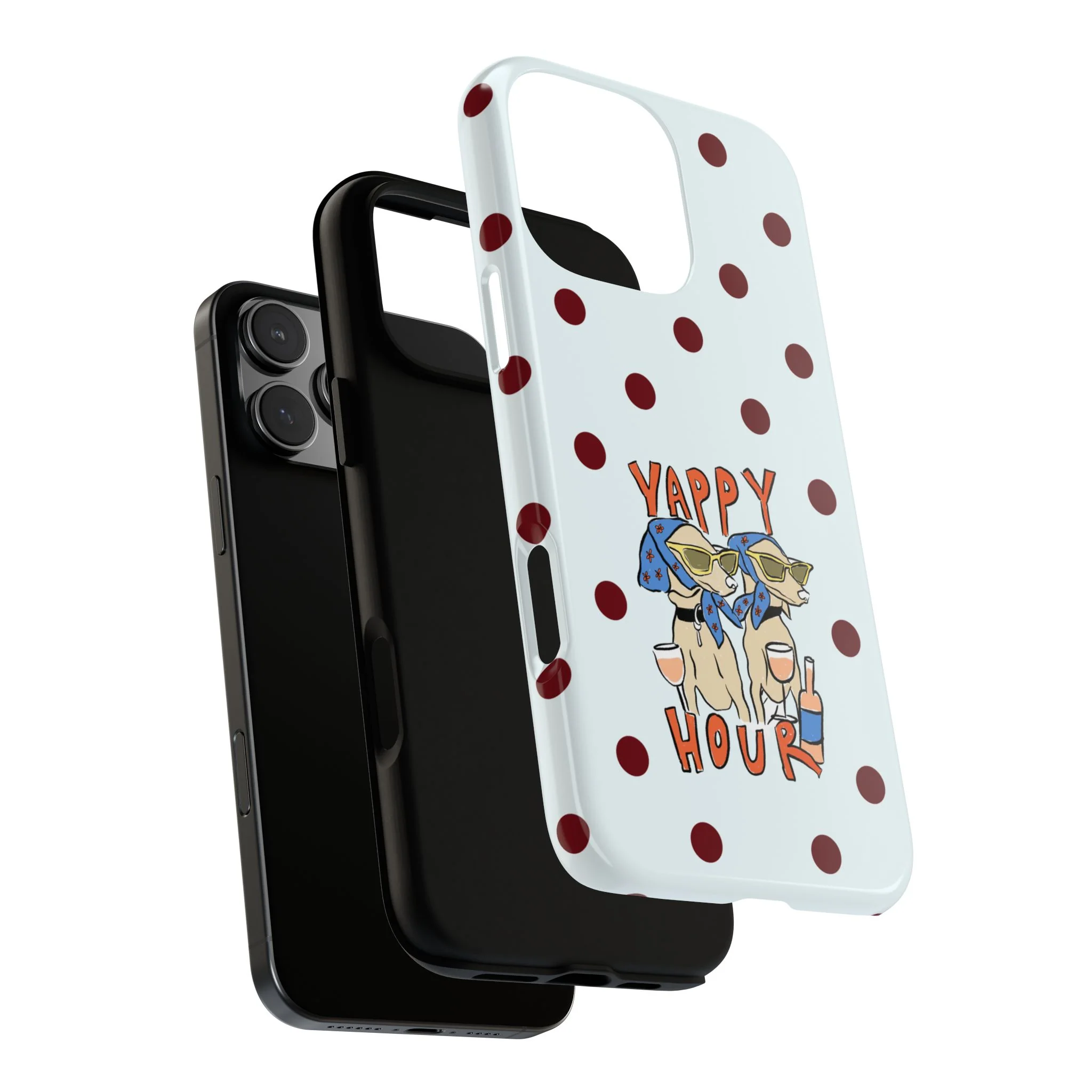 Yappy Hour Dogs iPhone Case - Image 216