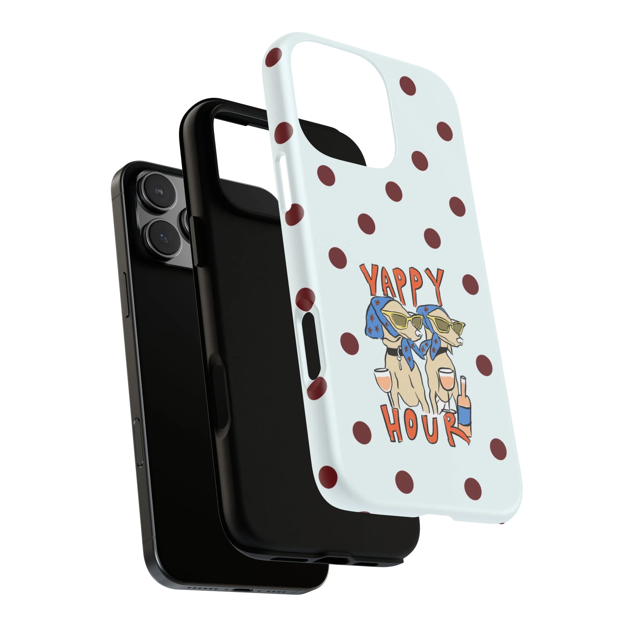 Yappy Hour Dogs iPhone Case - Image 219