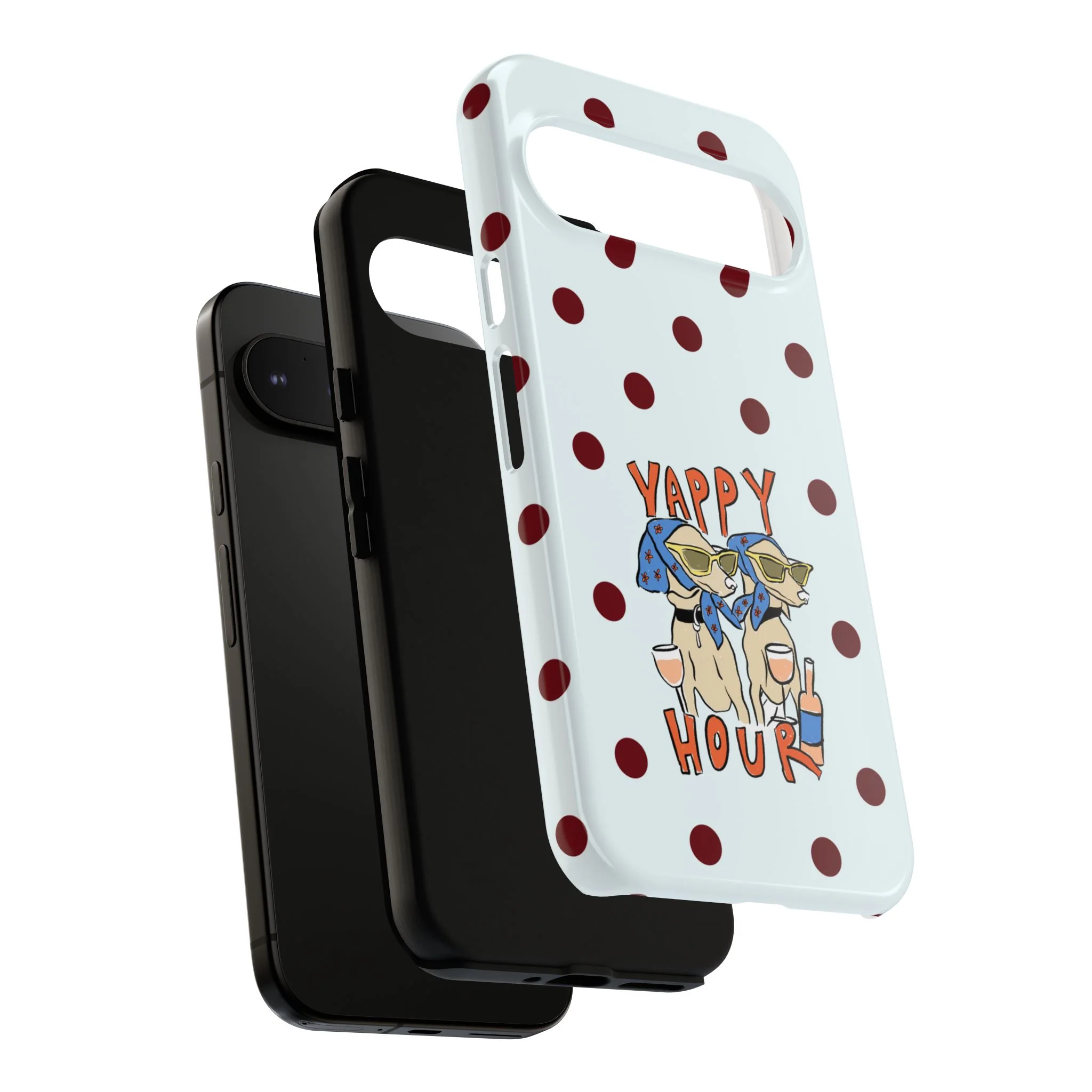 Yappy Hour Dogs iPhone Case - Image 230