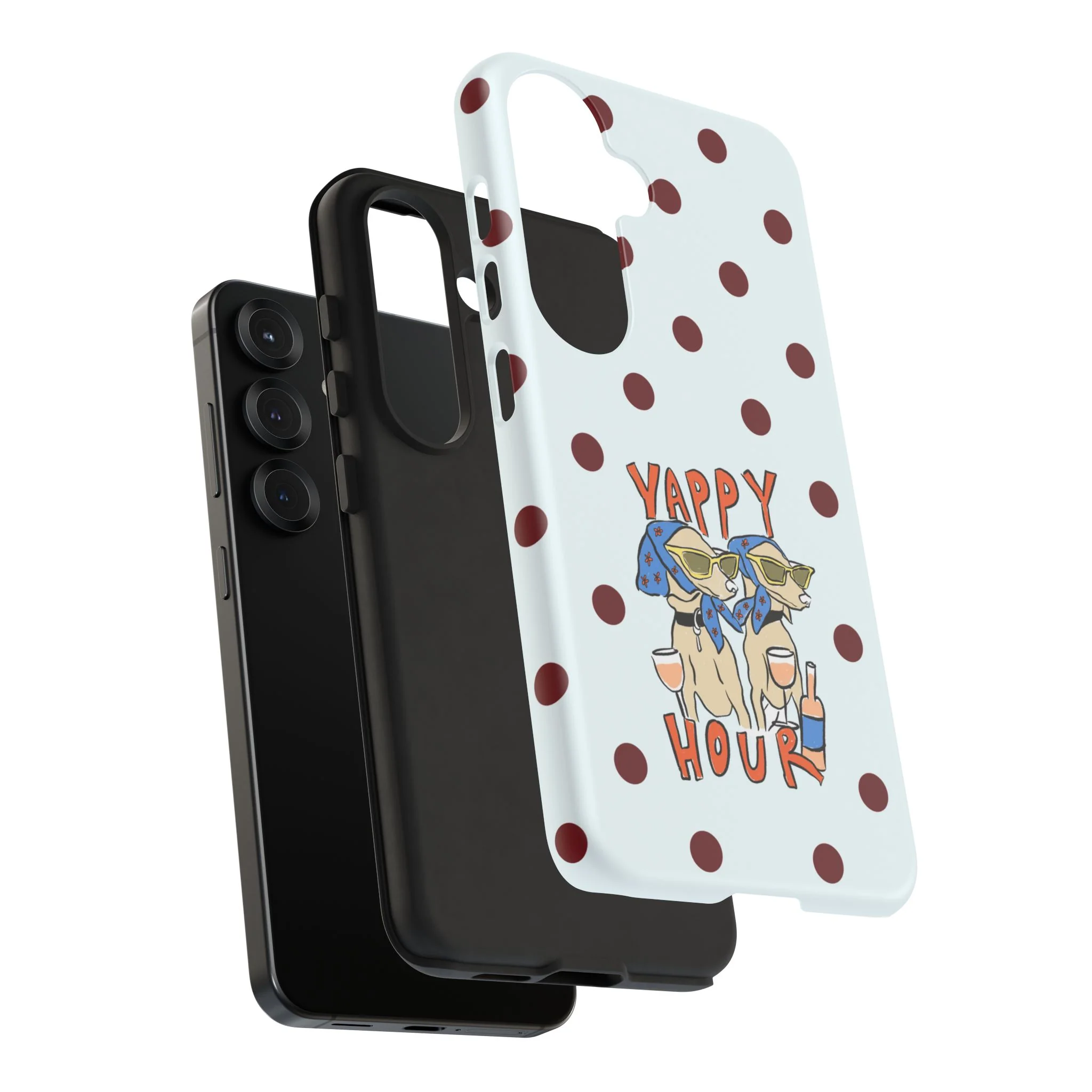 Yappy Hour Dogs iPhone Case - Image 238