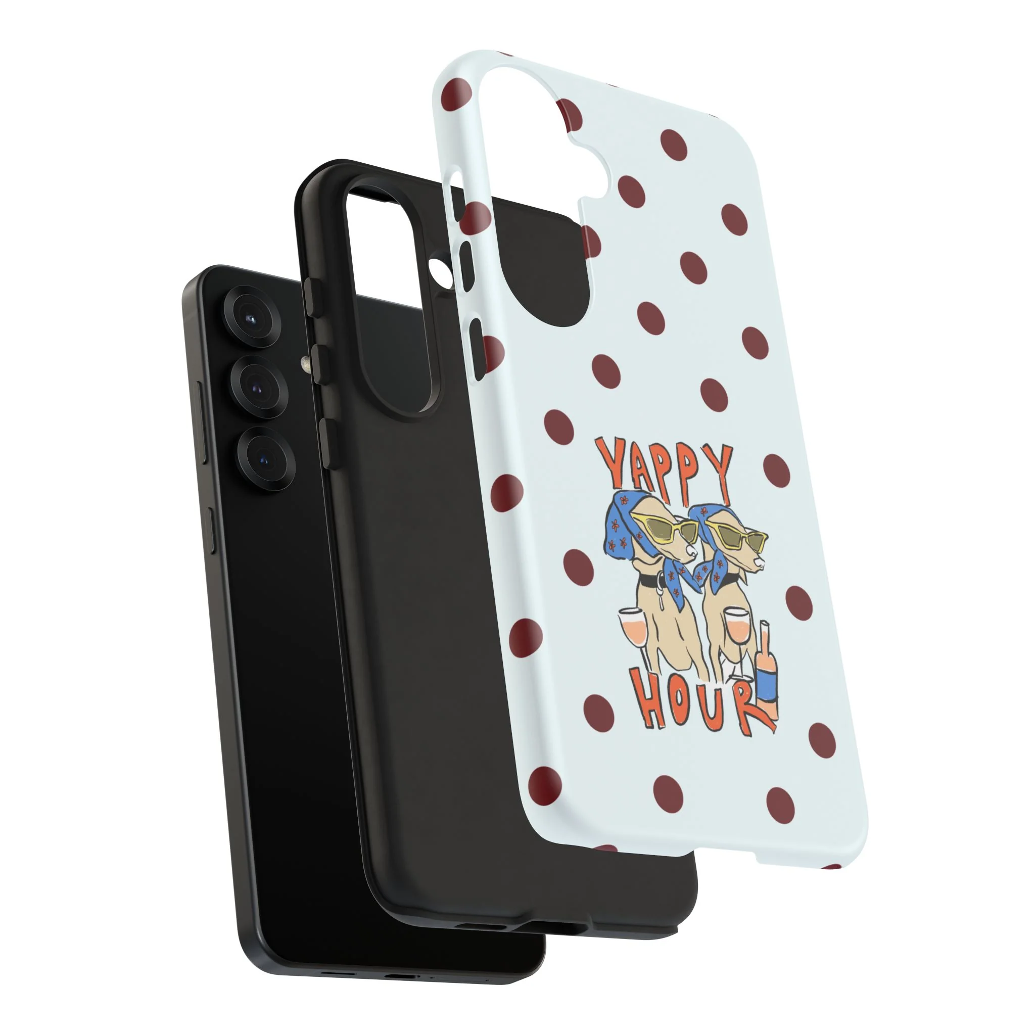 Yappy Hour Dogs iPhone Case - Image 244