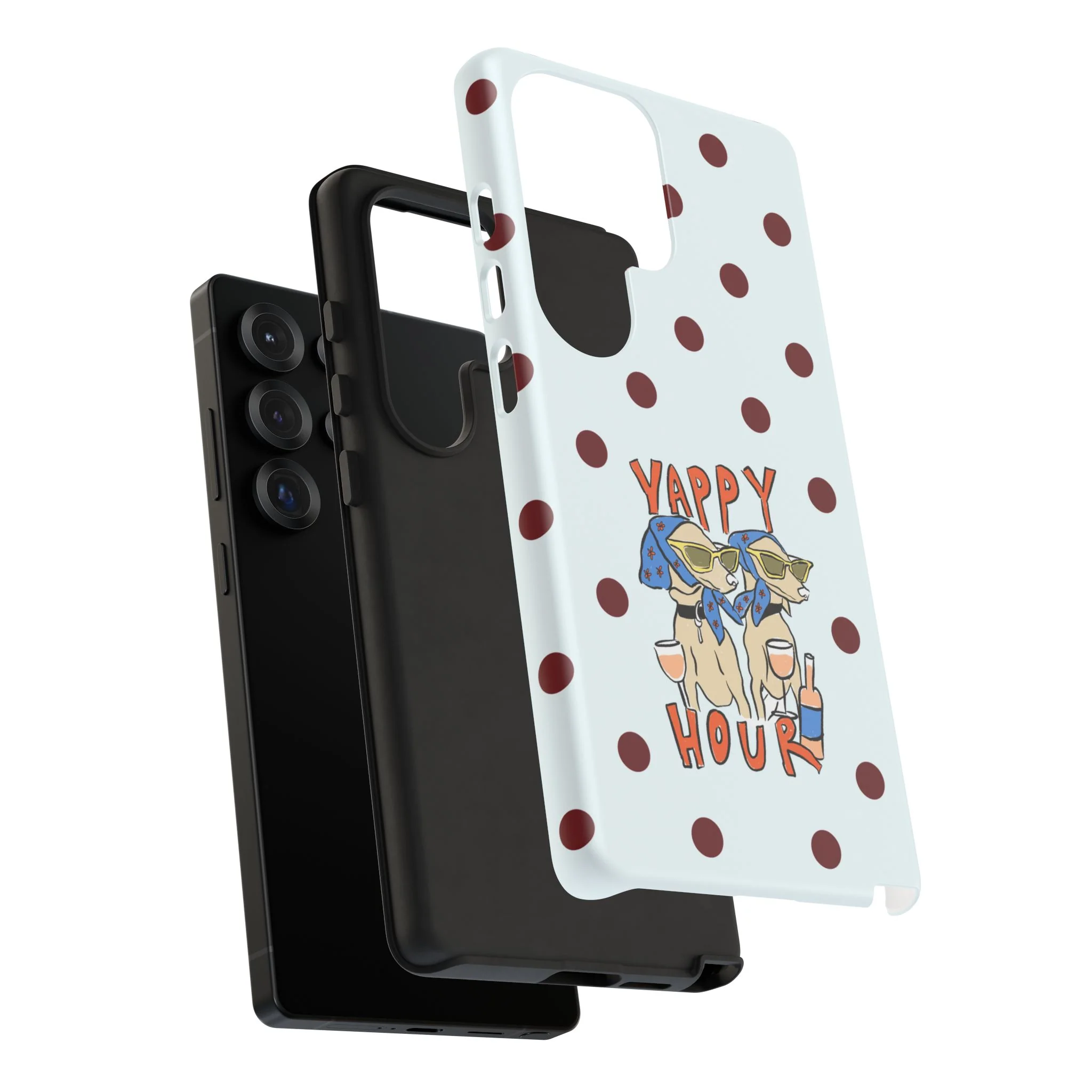 Yappy Hour Dogs iPhone Case - Image 250