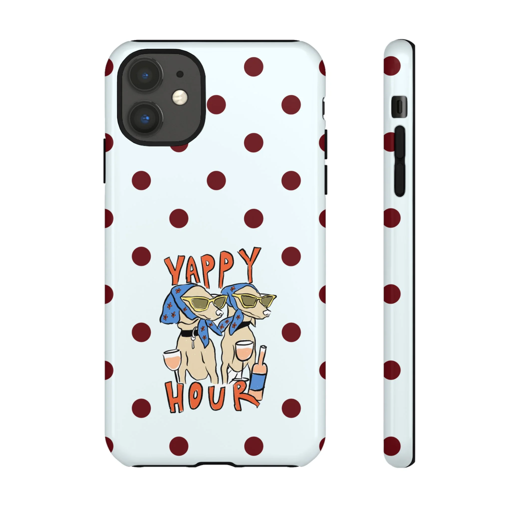 Yappy Hour Dogs iPhone Case - Image 3