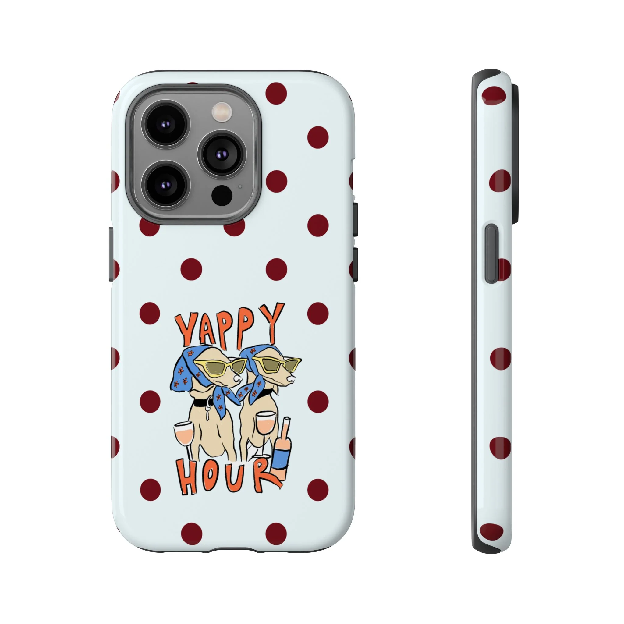 Yappy Hour Dogs iPhone Case - Image 35