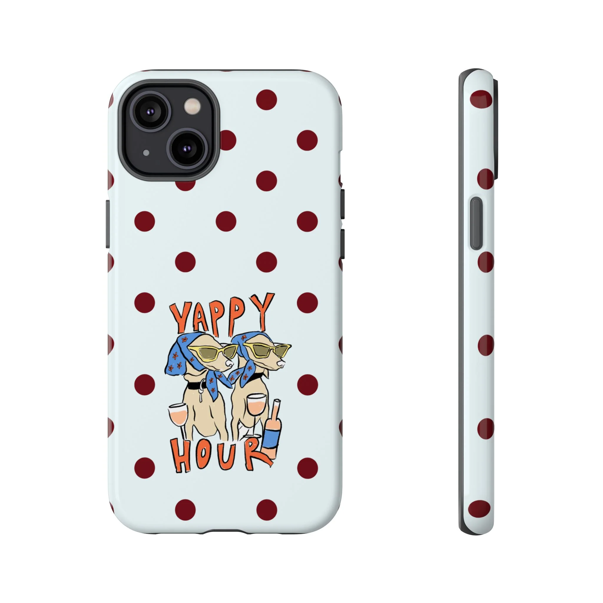 Yappy Hour Dogs iPhone Case - Image 37