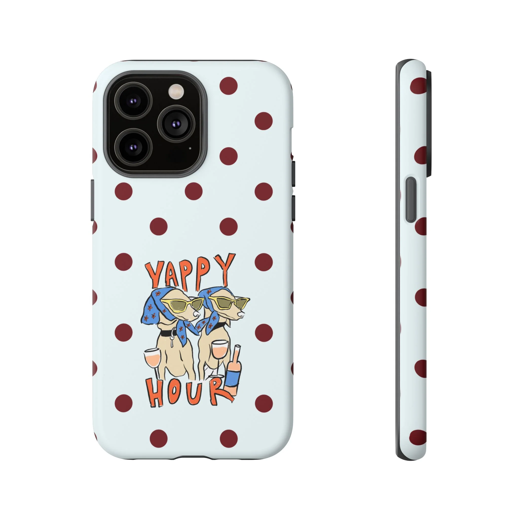 Yappy Hour Dogs iPhone Case - Image 40